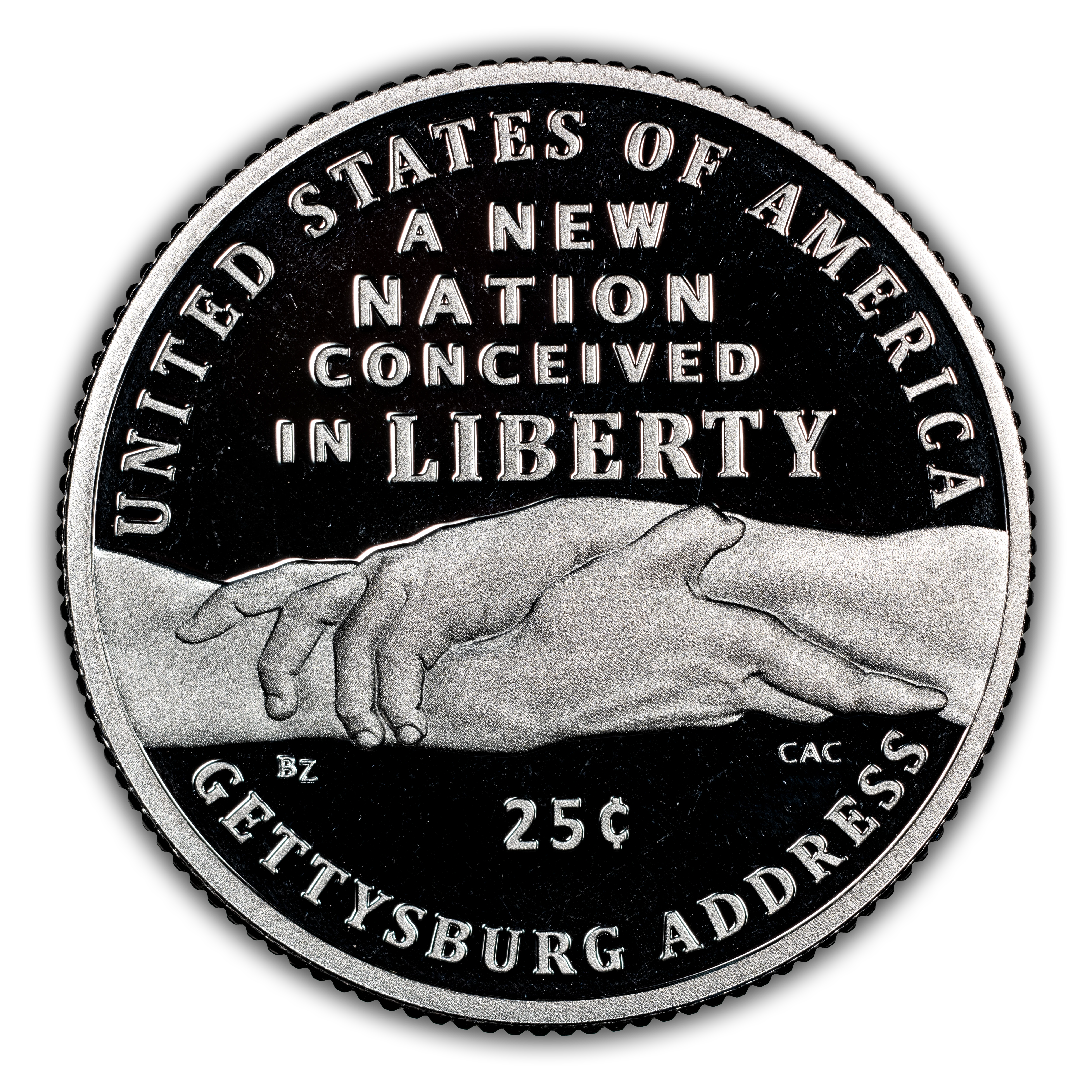 1776~2026-S 25c Roll Gettysburg Address, Silver, 40 Coins PR thumbnail 17