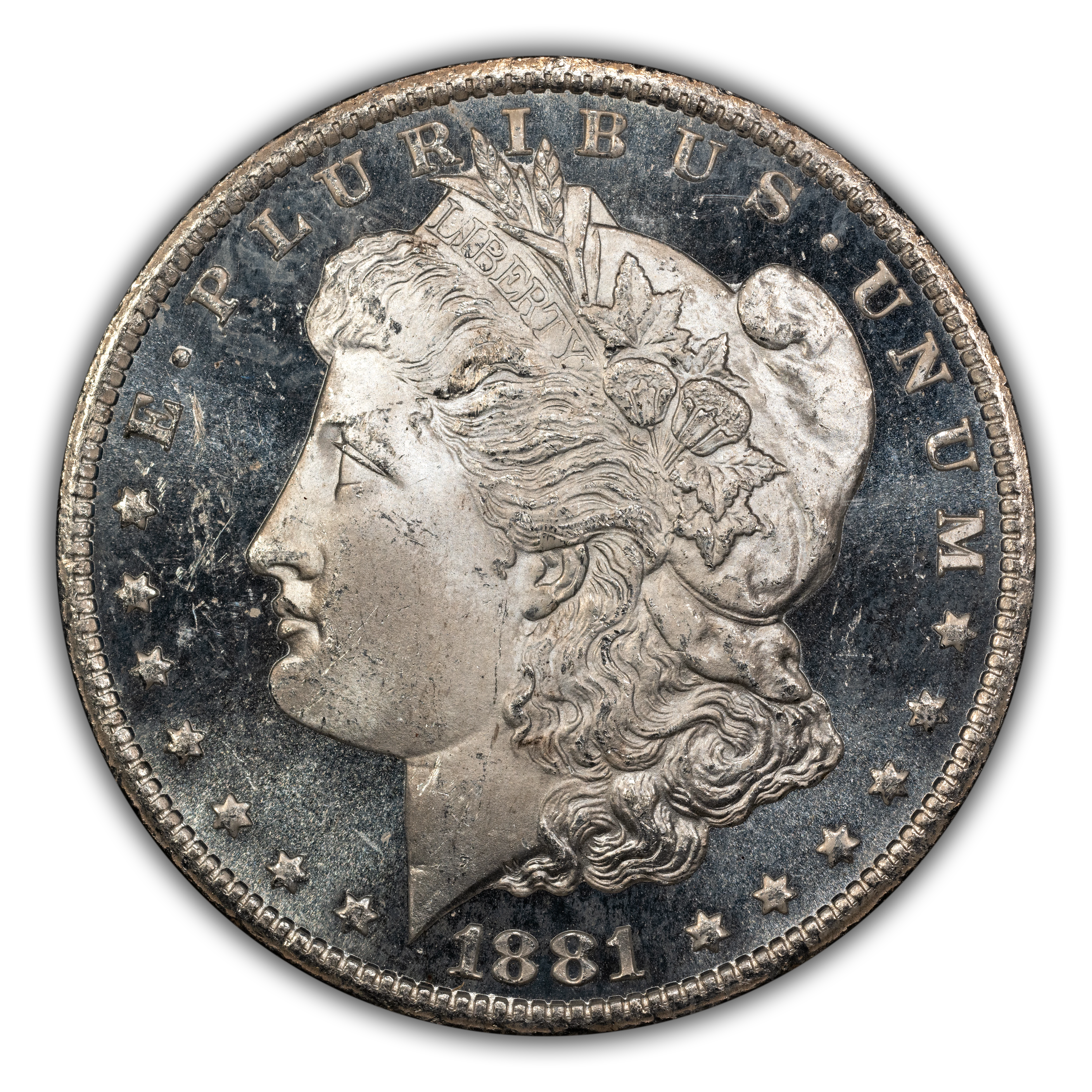 1881-CC $1 GSA Hoard, Hard package MS DMPL