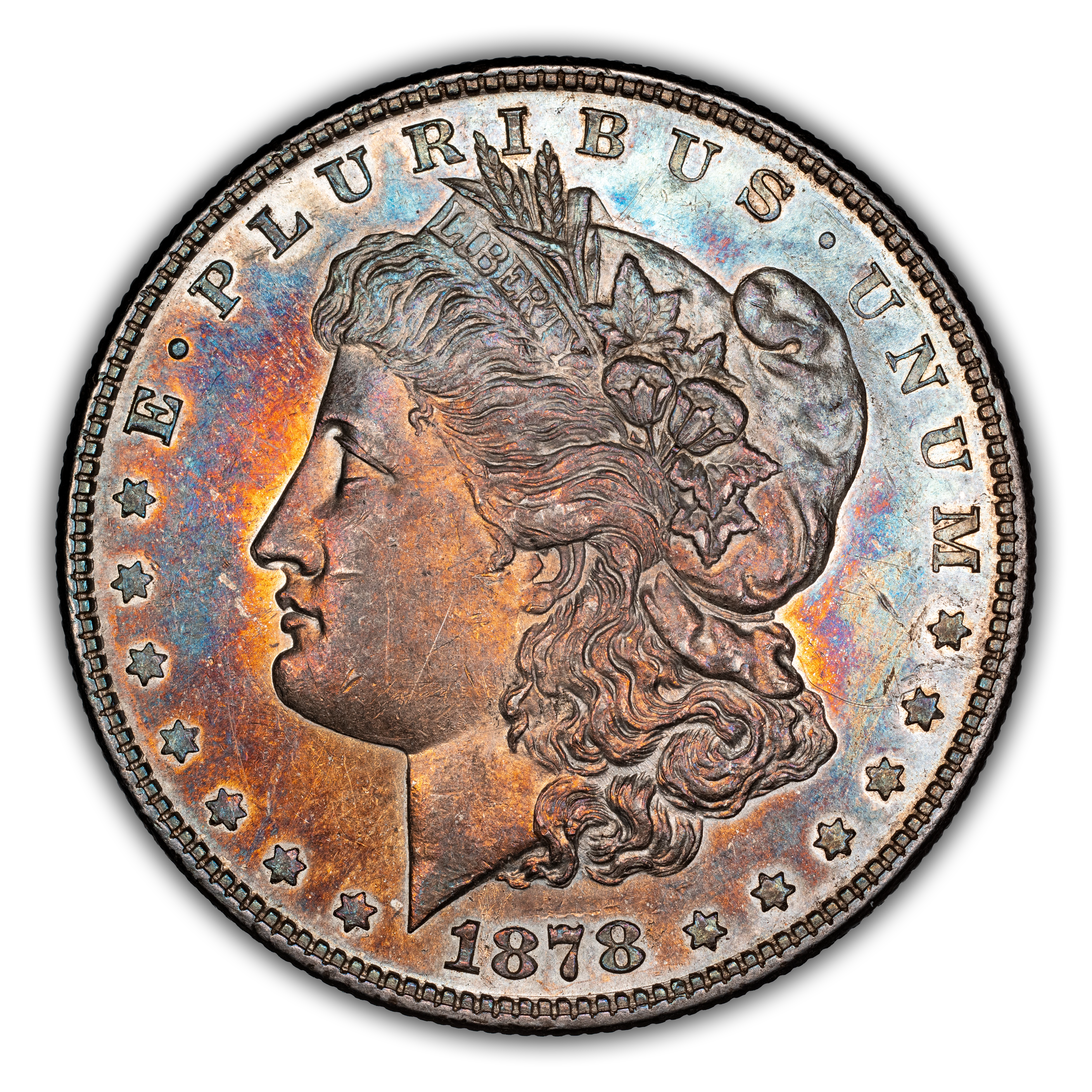 1878 7TF $1  Reverse of 1878, Weak L, Clashed E, VAM-84A MS thumbnail 3