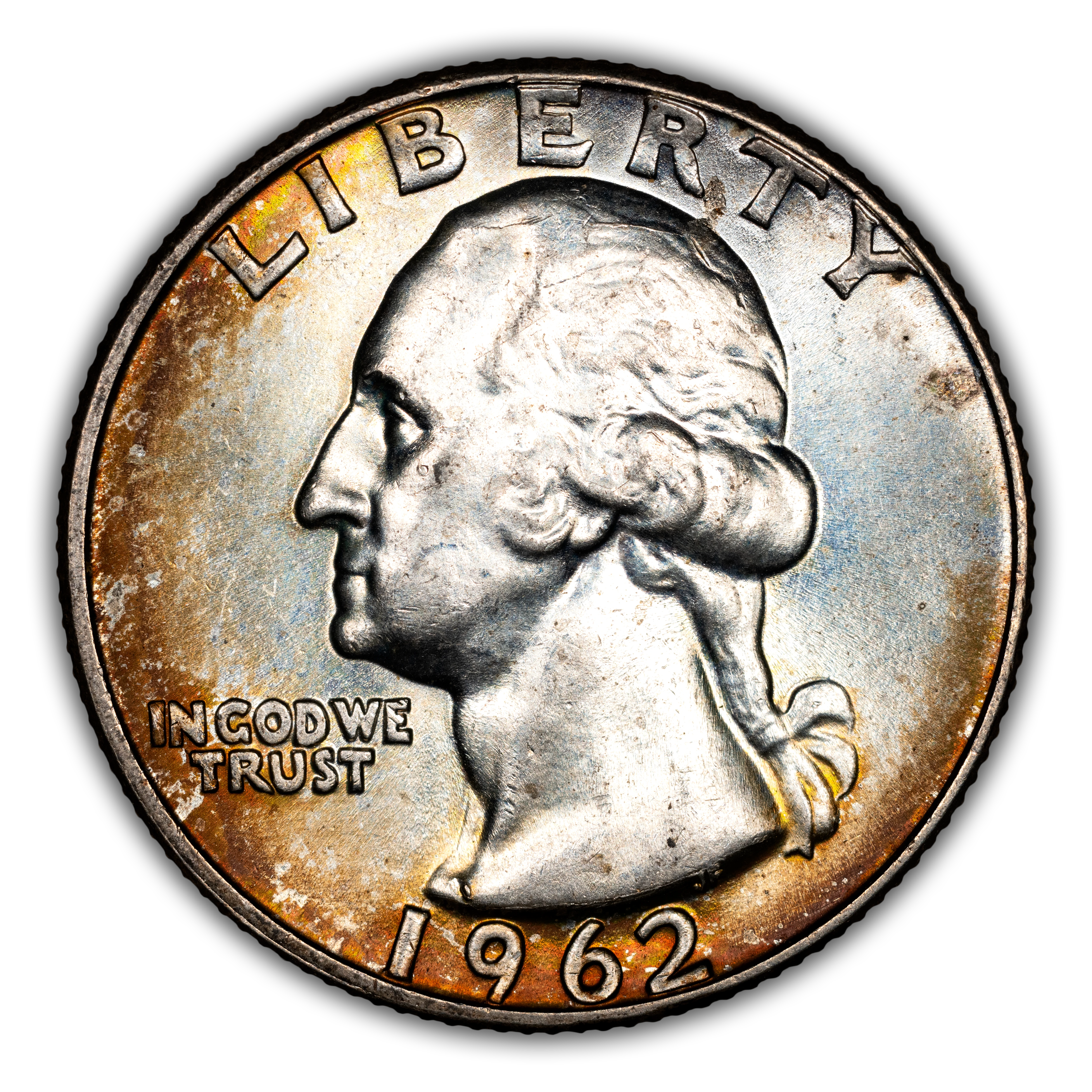 1962-D/D 25c Repunched Mintmark, FS-501 MS thumbnail 2