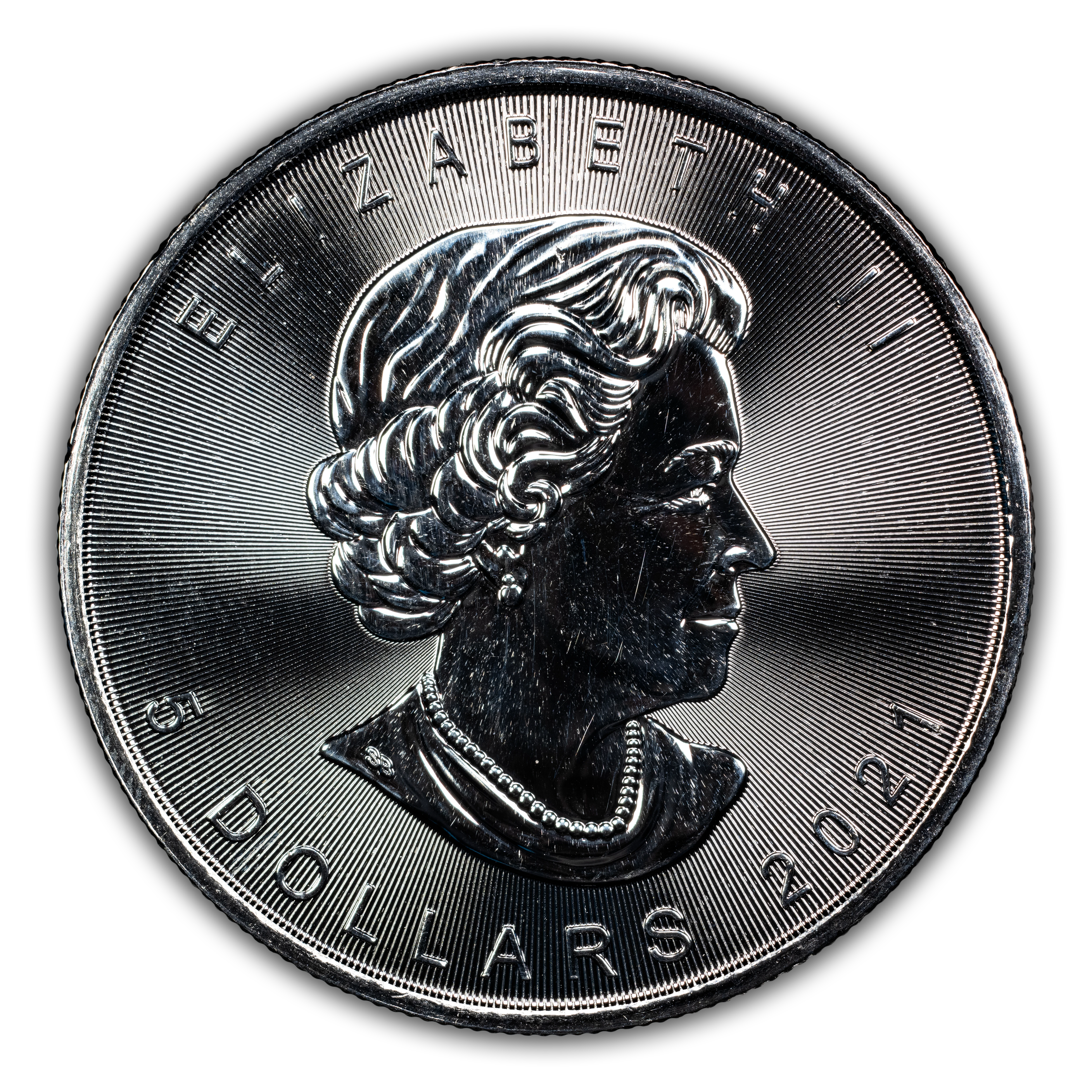 2021 S$5 1oz Silver, Maple Leaf MS thumbnail 2