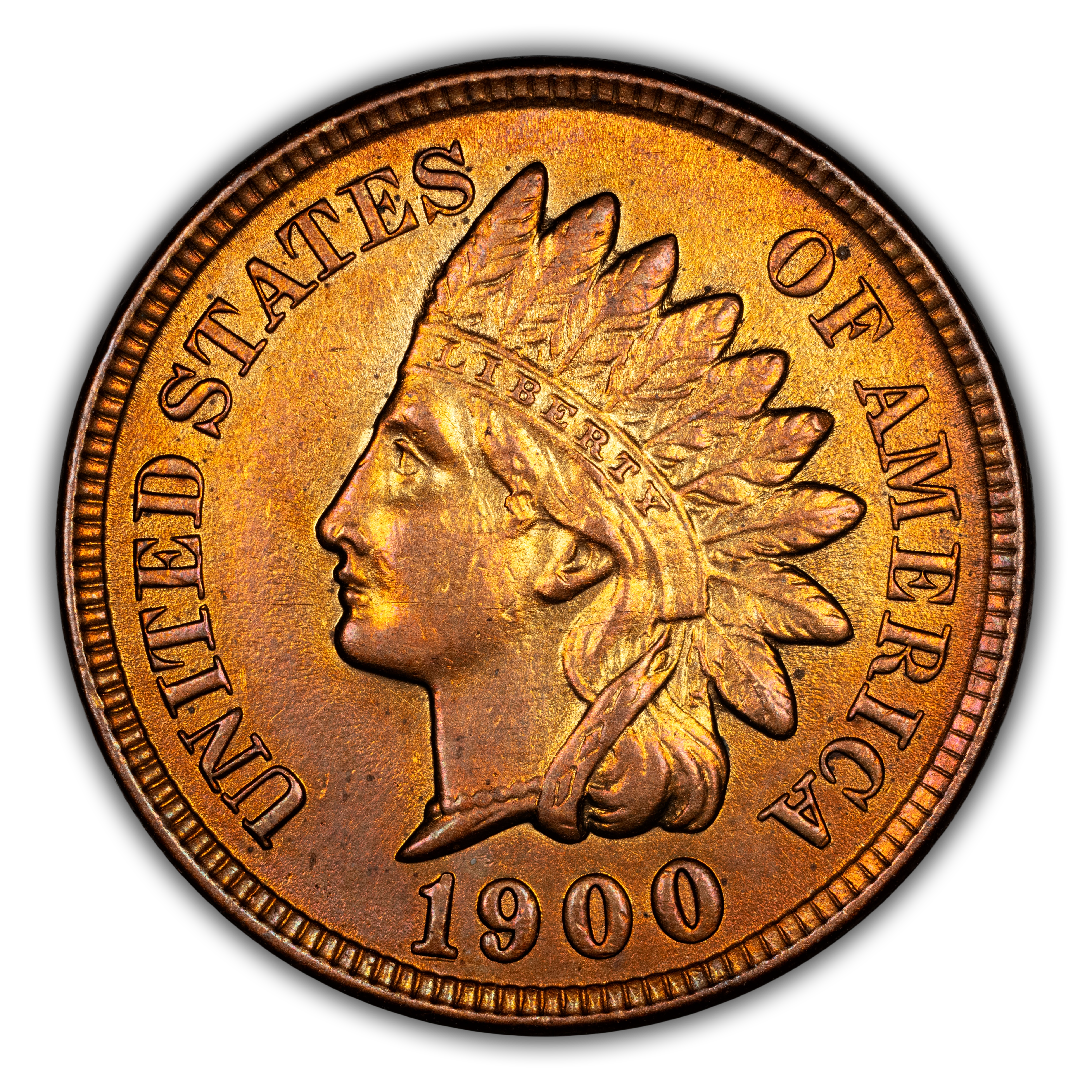 1900 1c Repunched Date, FS-301, S-1 MS BN thumbnail 2