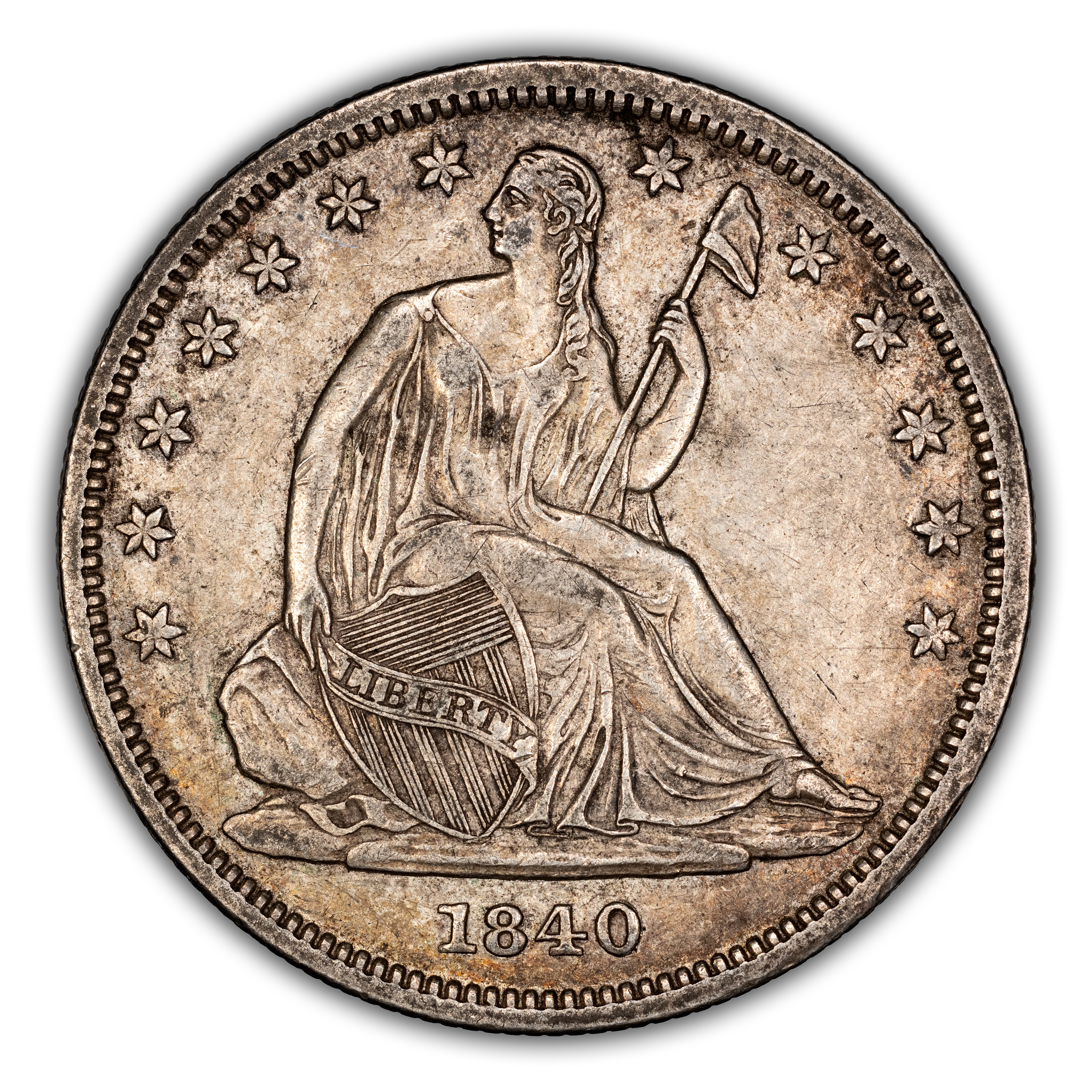 1840 50c Small Letters, Reverse of 1839 MS thumbnail 3