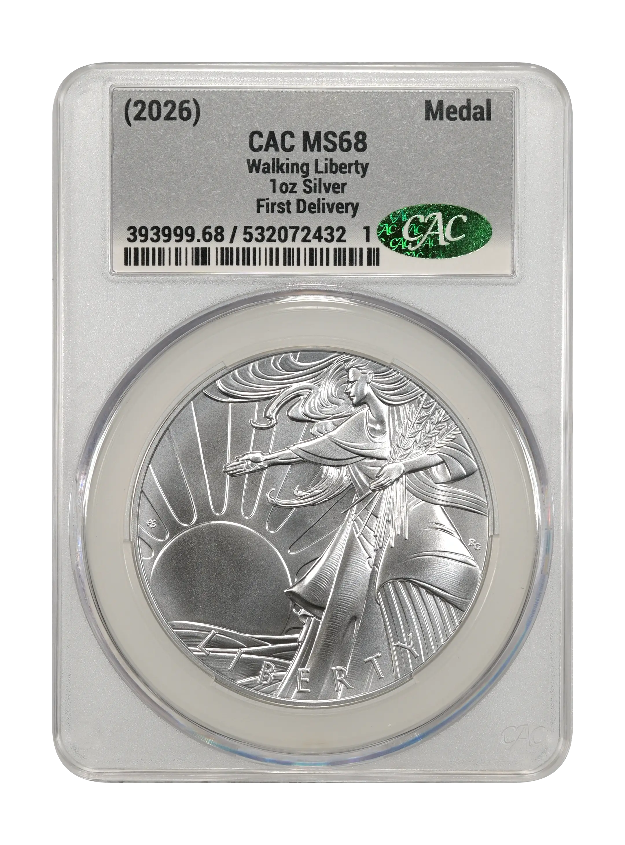 (2026) Medal 1oz Silver, Walking Liberty MS thumbnail 9