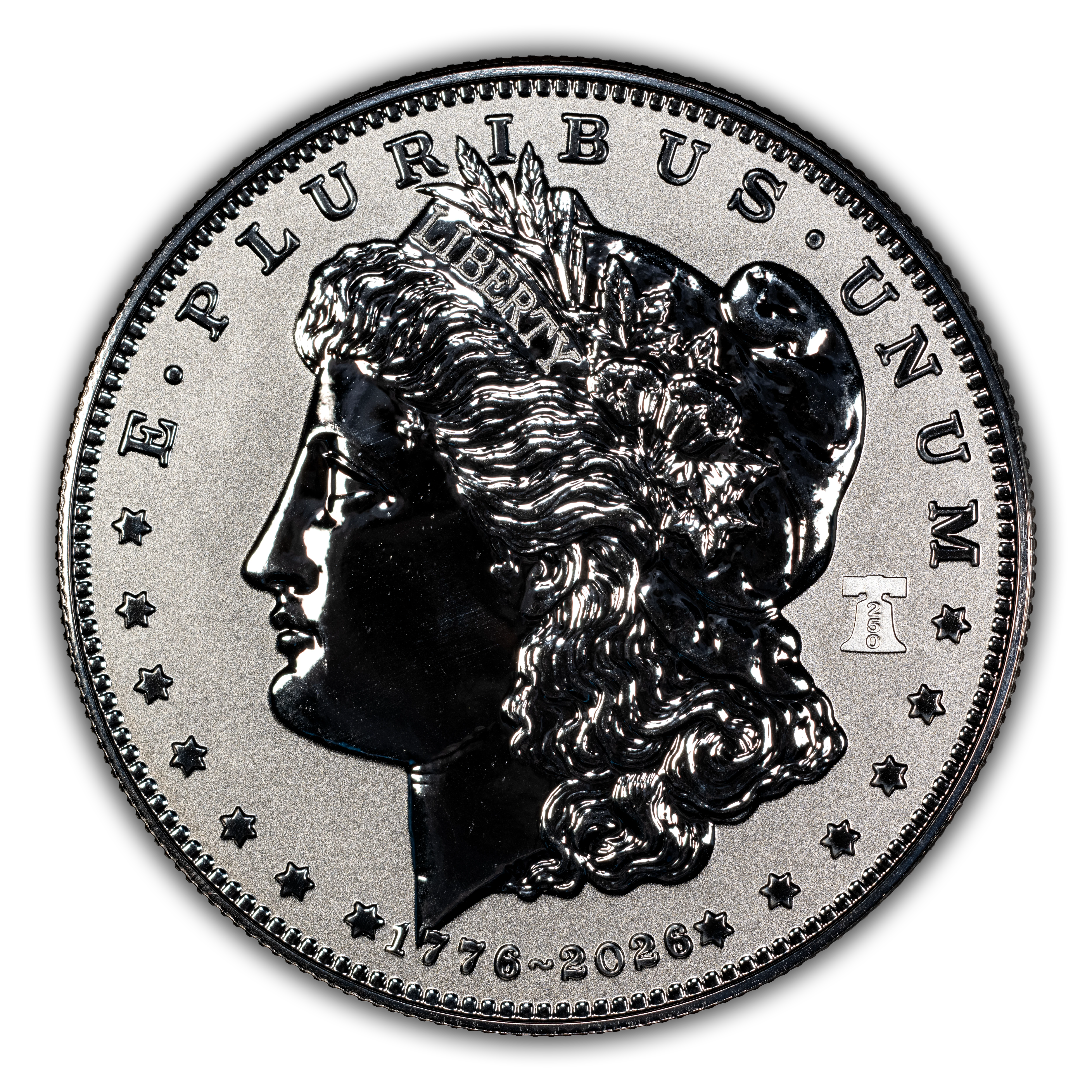 1776~2026-P S$1  Morgan, Liberty Bell Privy, Reverse Proof PR thumbnail 3