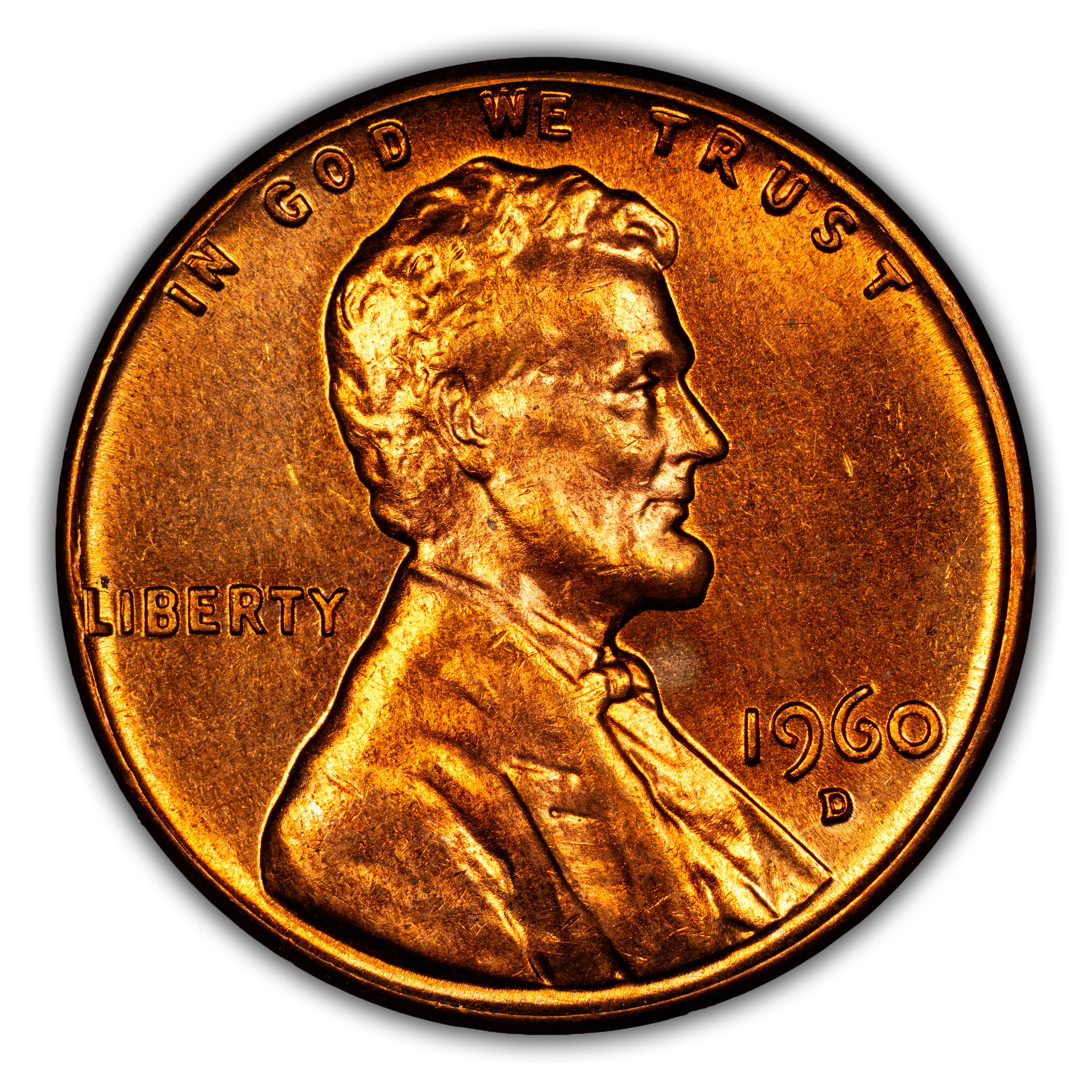 1960-D 1c Large Date MS RD