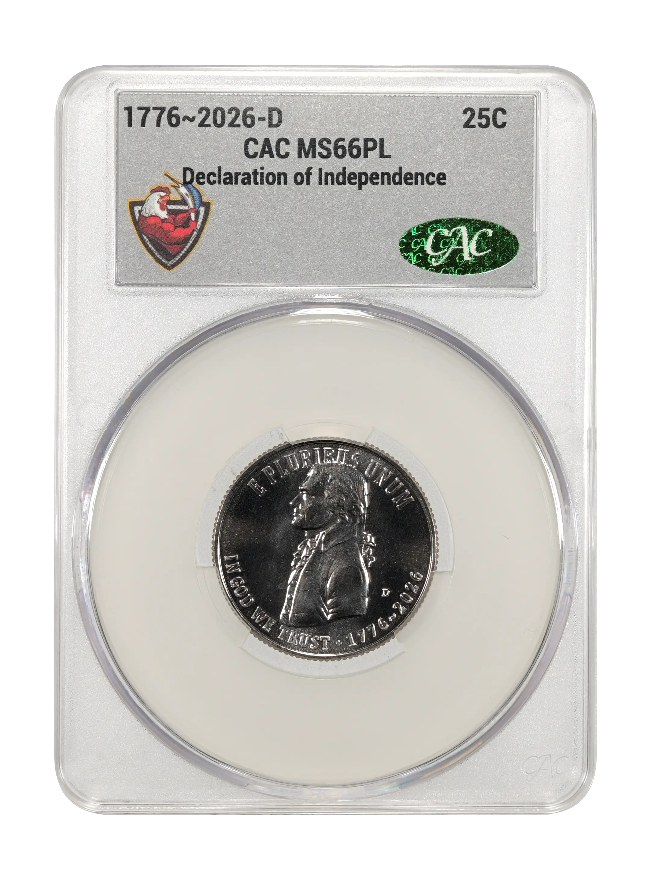 1776~2026-D 25c Declaration of Independence MS PL thumbnail 2
