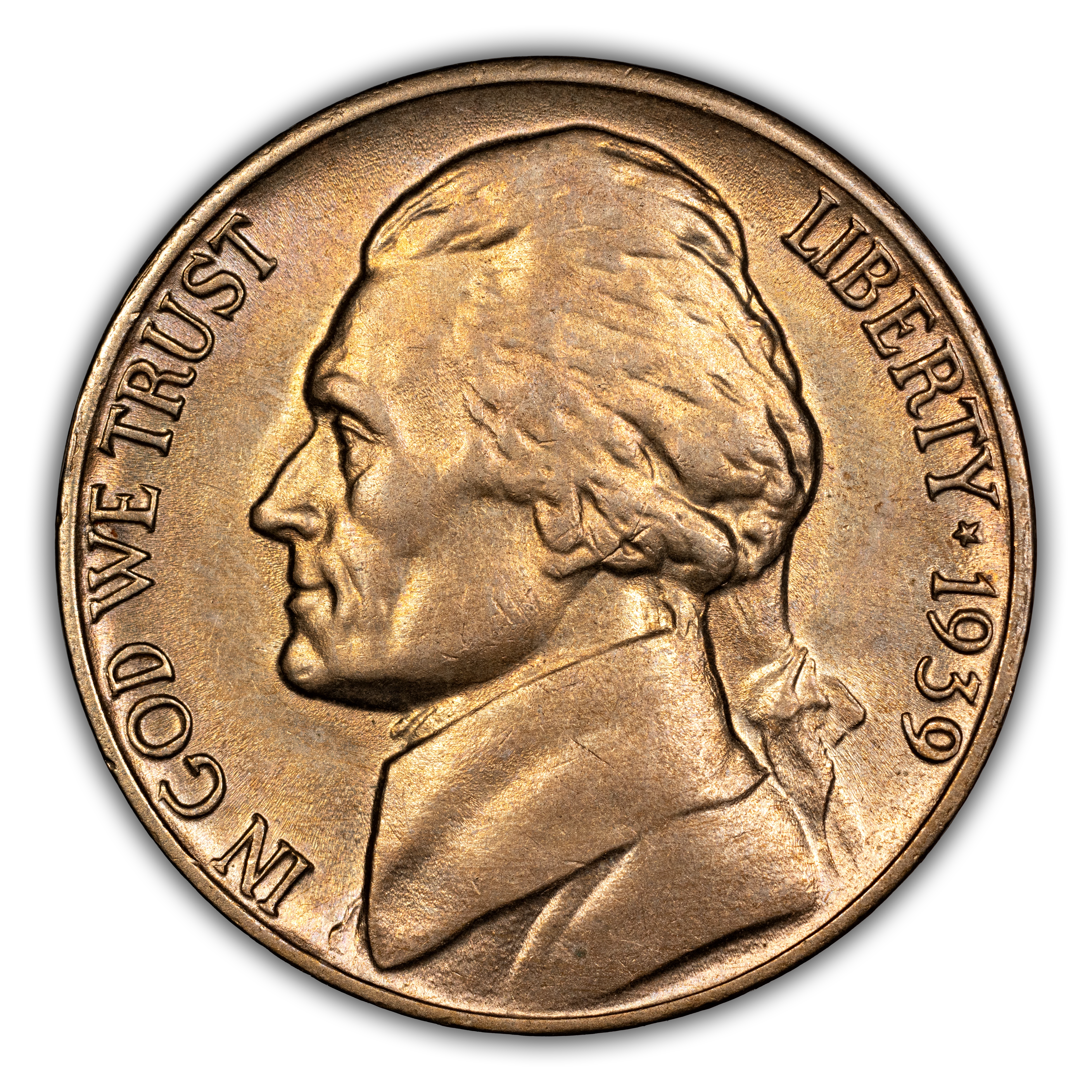 1939-D 5c Reverse of 1940 MS thumbnail 3