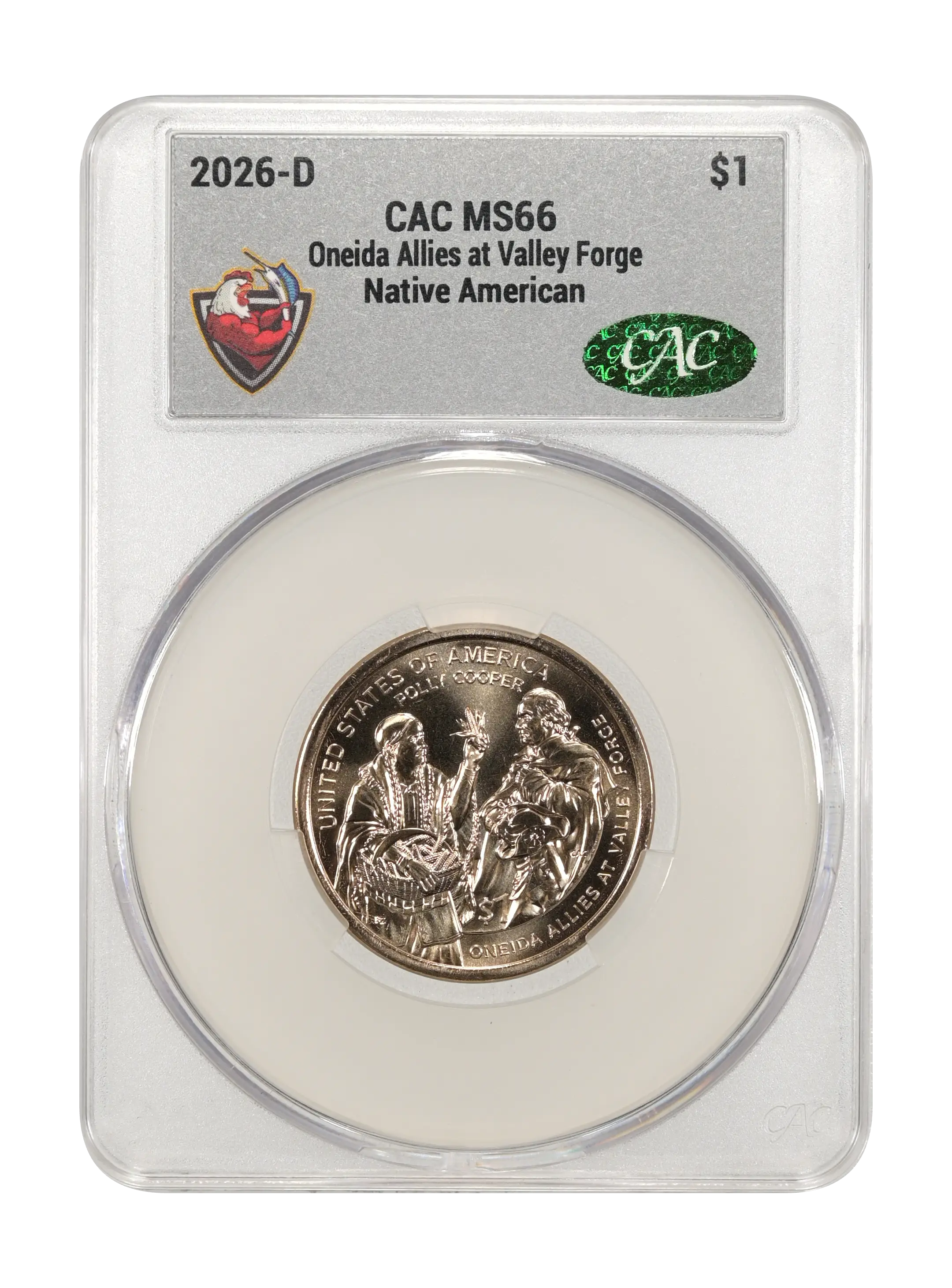 2026-D $1  Native American, Oneida Allies at Valley Forge MS thumbnail 6