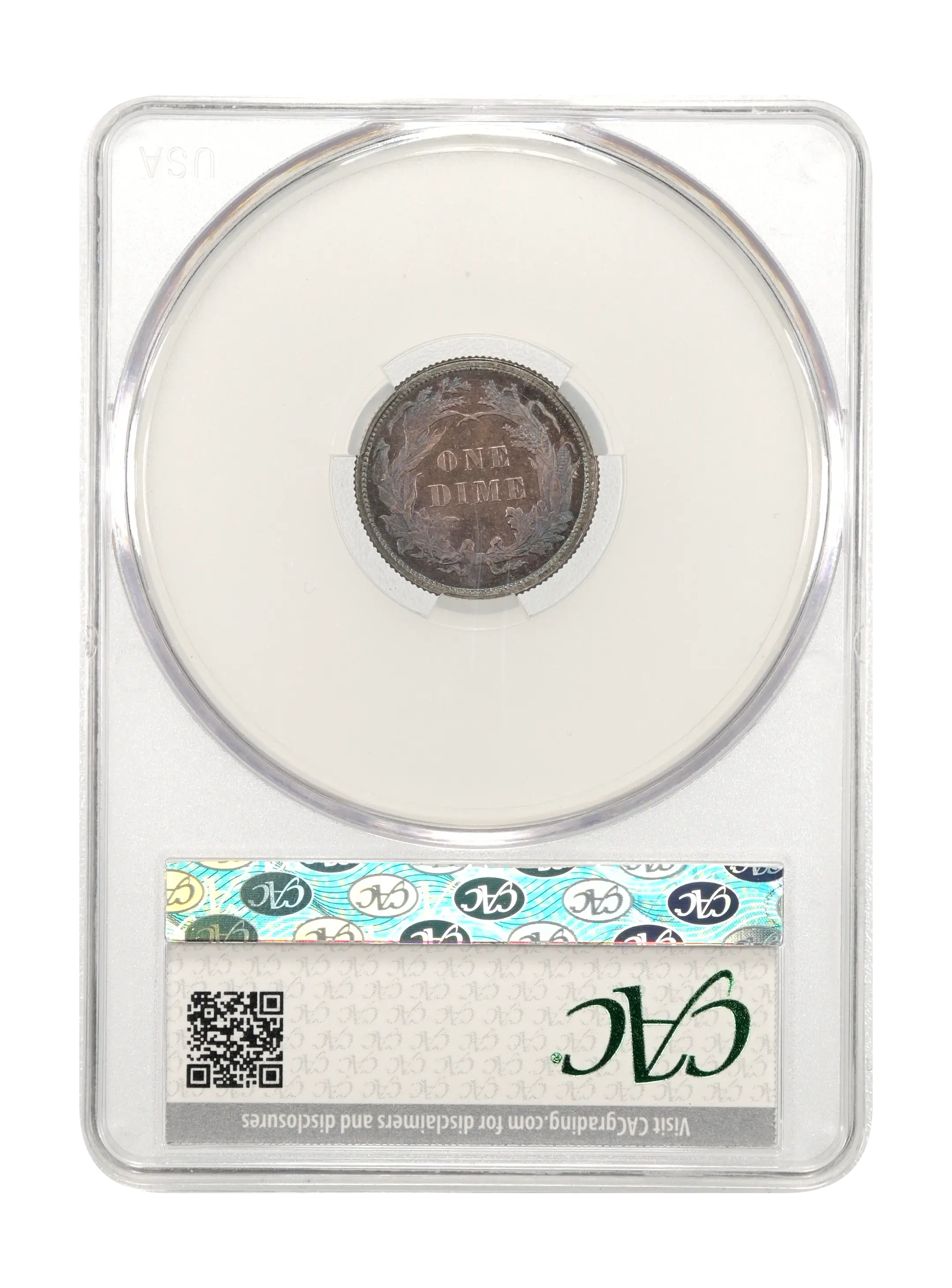 1879 10c Repunched Date, F-105 MS thumbnail 4