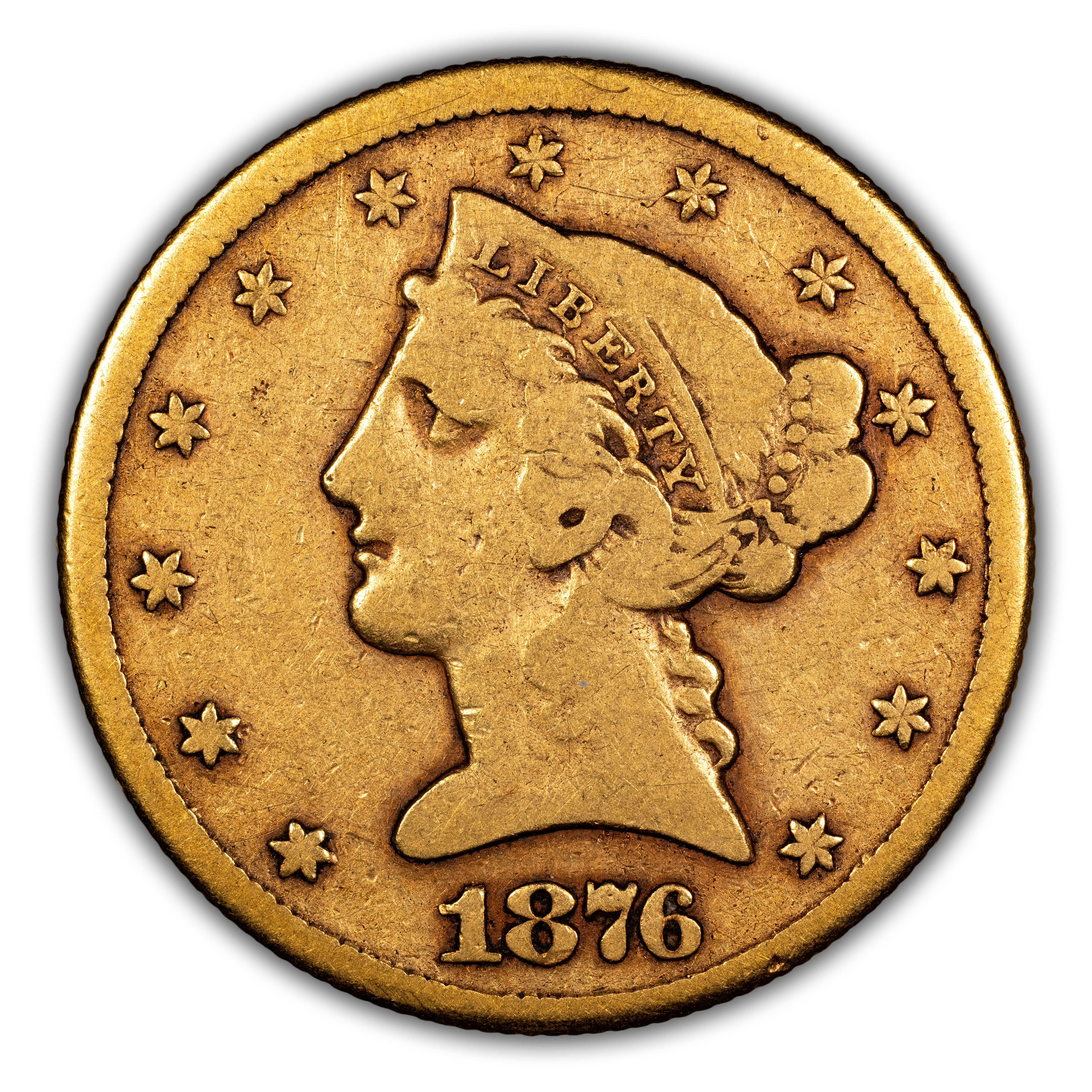1876-CC $5 MS