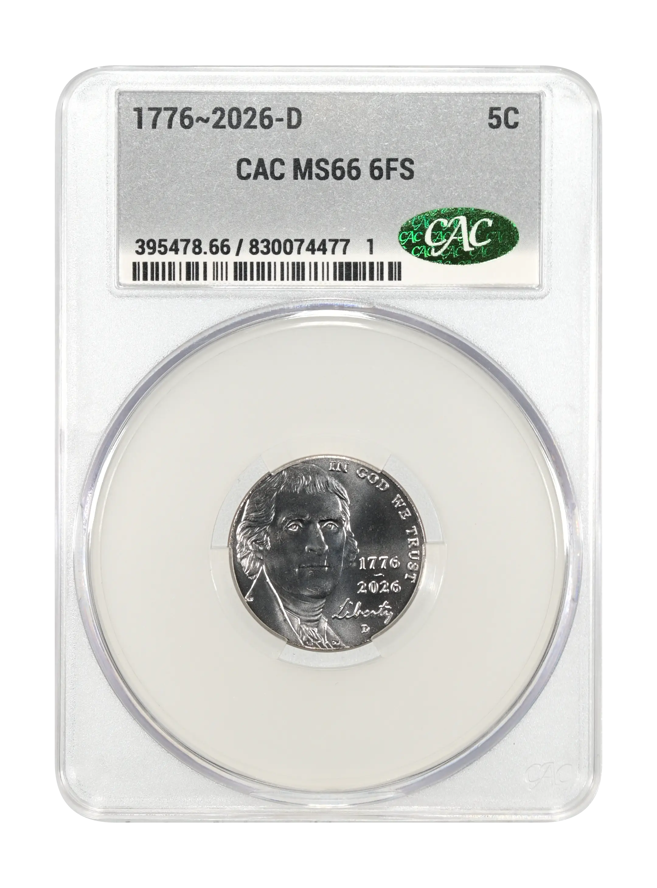1776~2026-D 5c MS FS PL thumbnail 6
