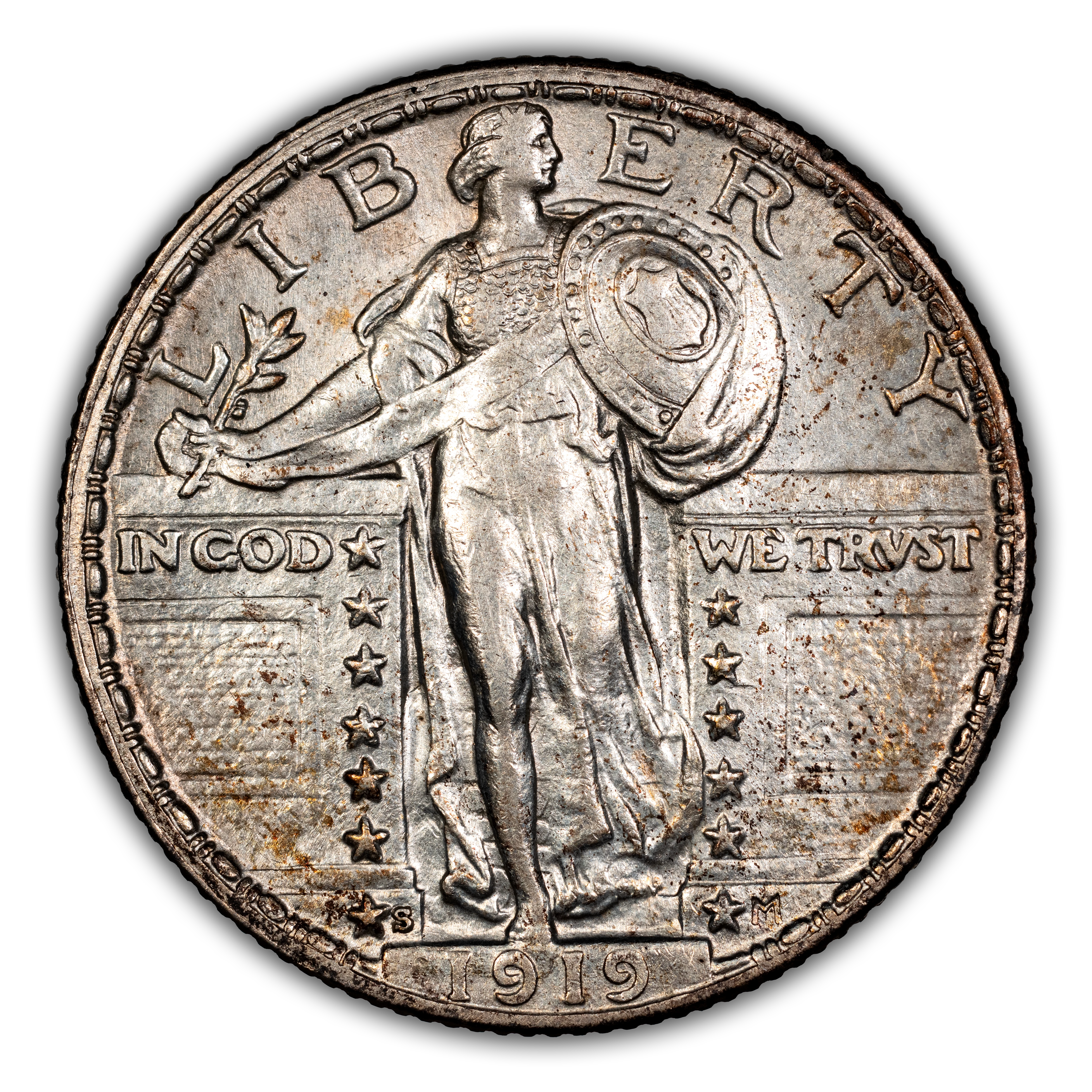 1919-S 25c MS thumbnail 3
