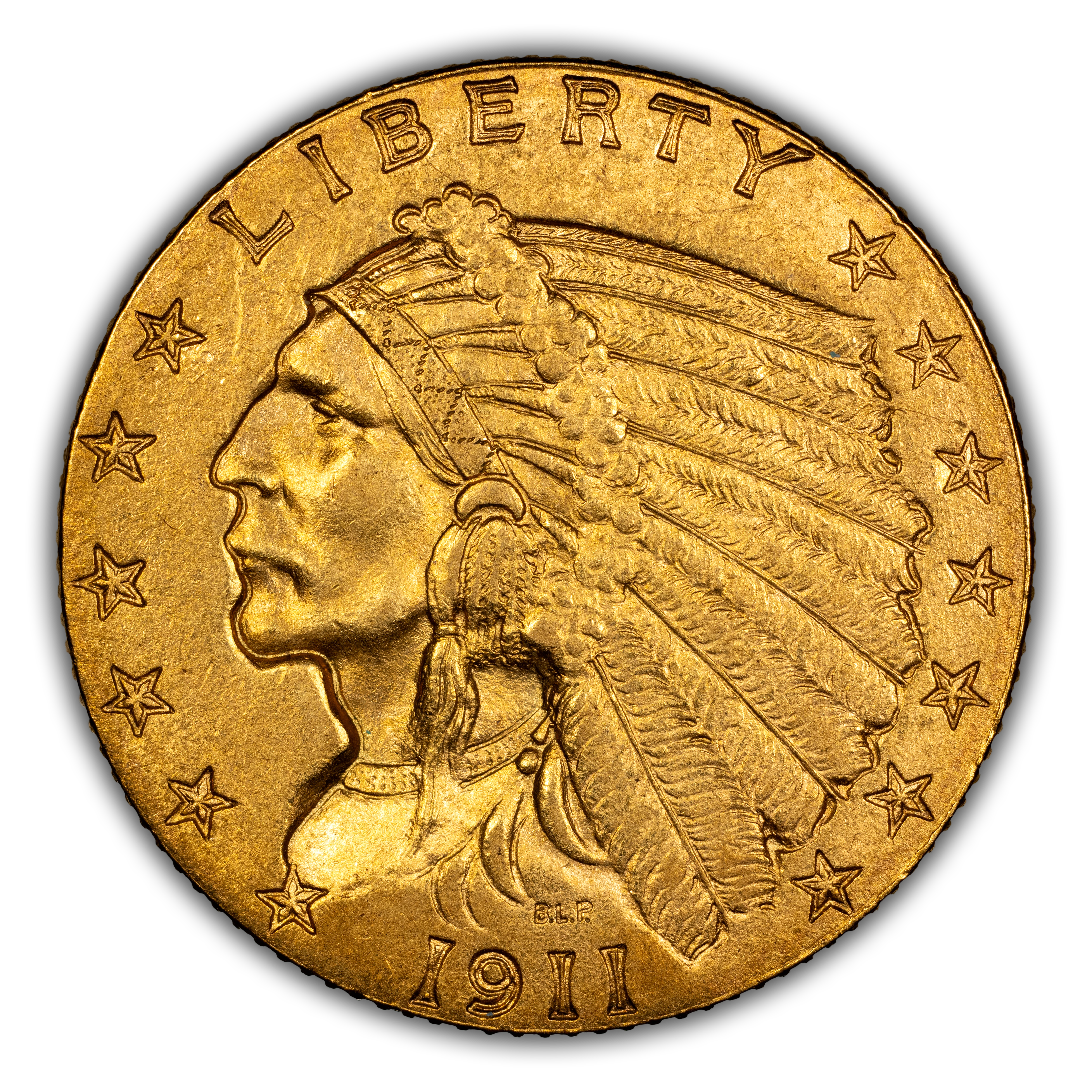 1911-D $2 1/2 Strong D MS thumbnail 3