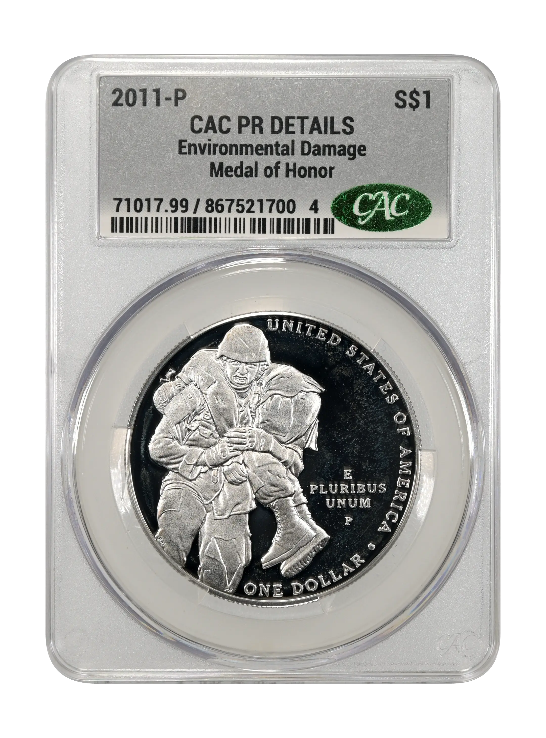 2011-P S$1 Medal of Honor PR DCAM thumbnail 15