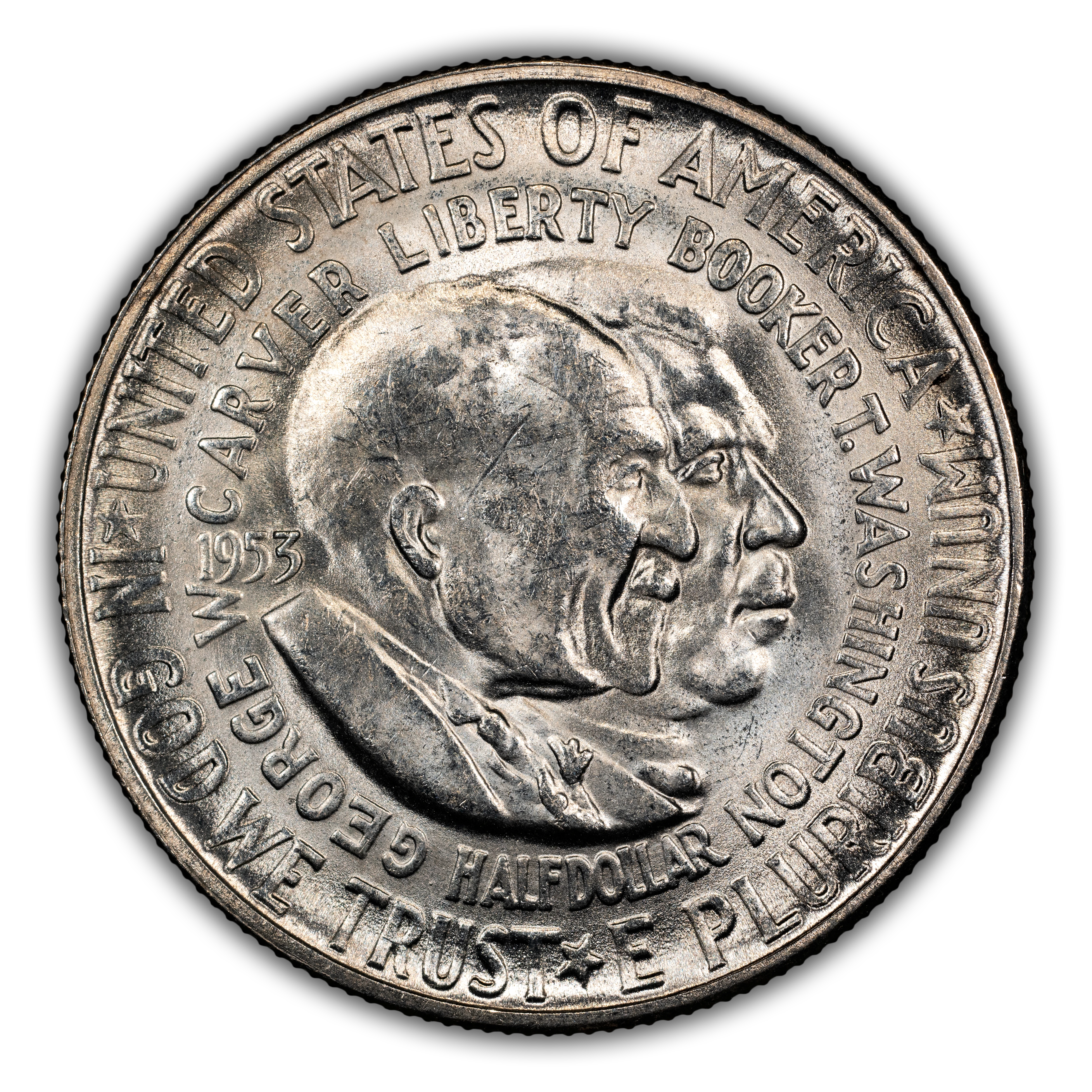 1953-S 50c Washington-Carver MS thumbnail 2