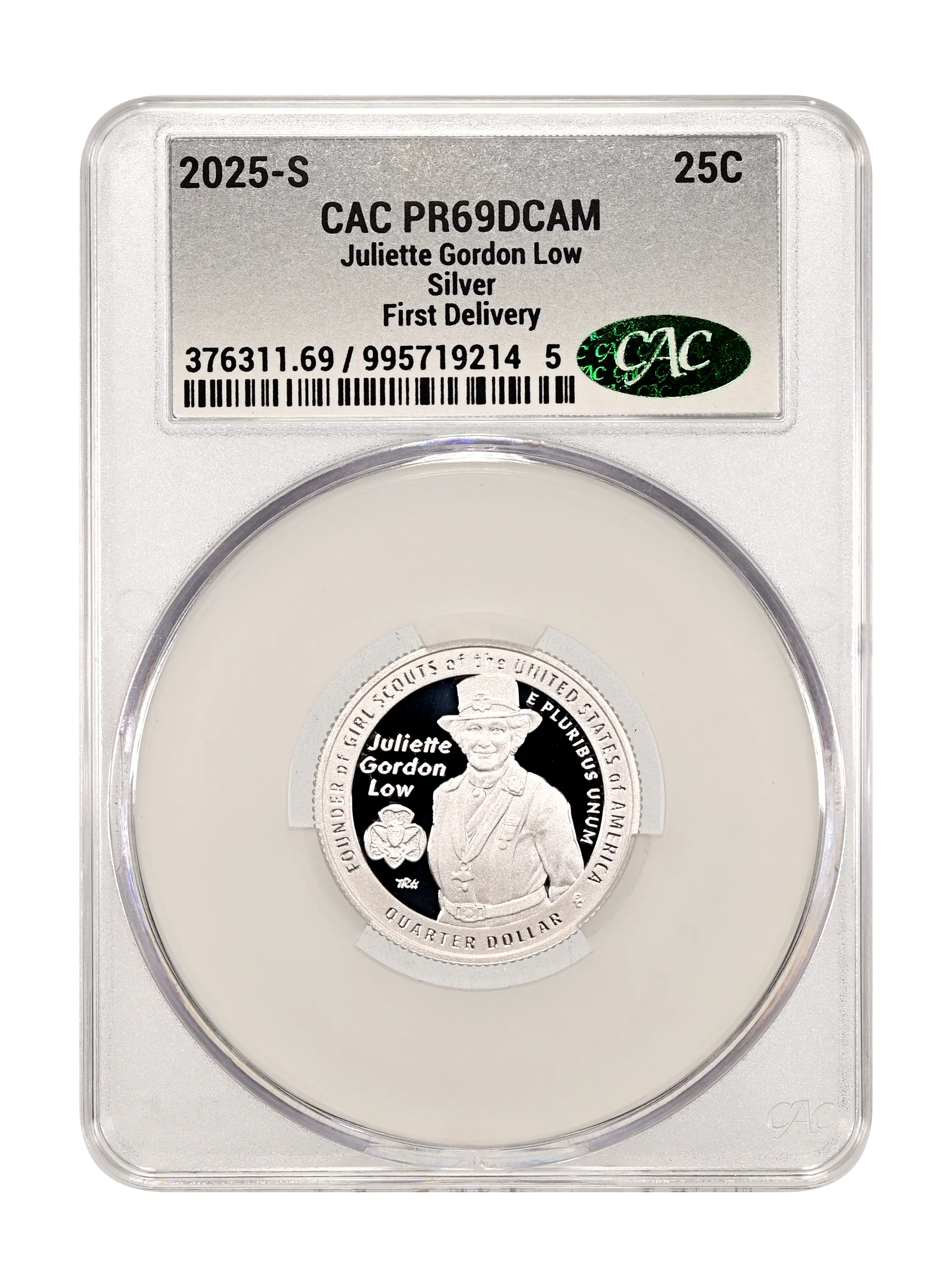 2025-S 25c Juliette Gordon Low, Silver PR DCAM thumbnail 11