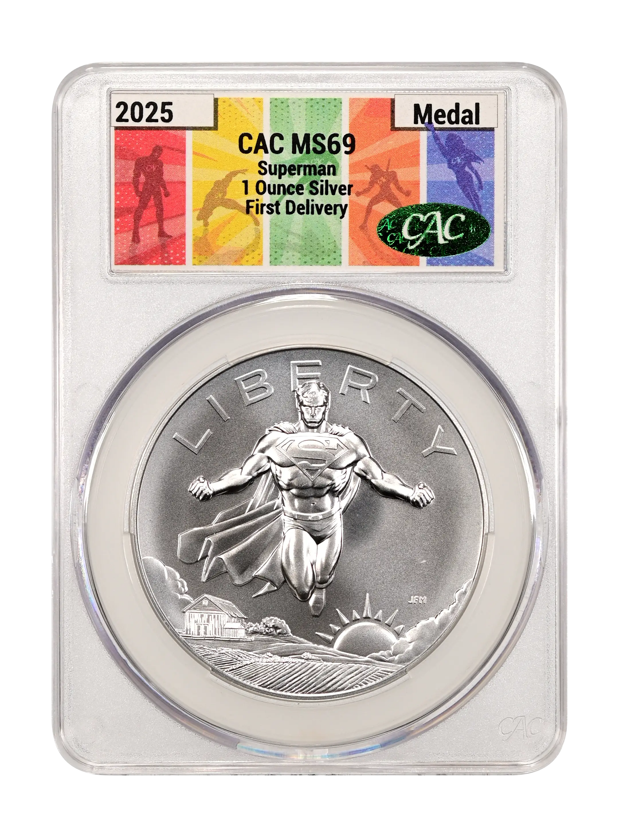 2025 Medal Silver 1oz, Superman MS thumbnail 19