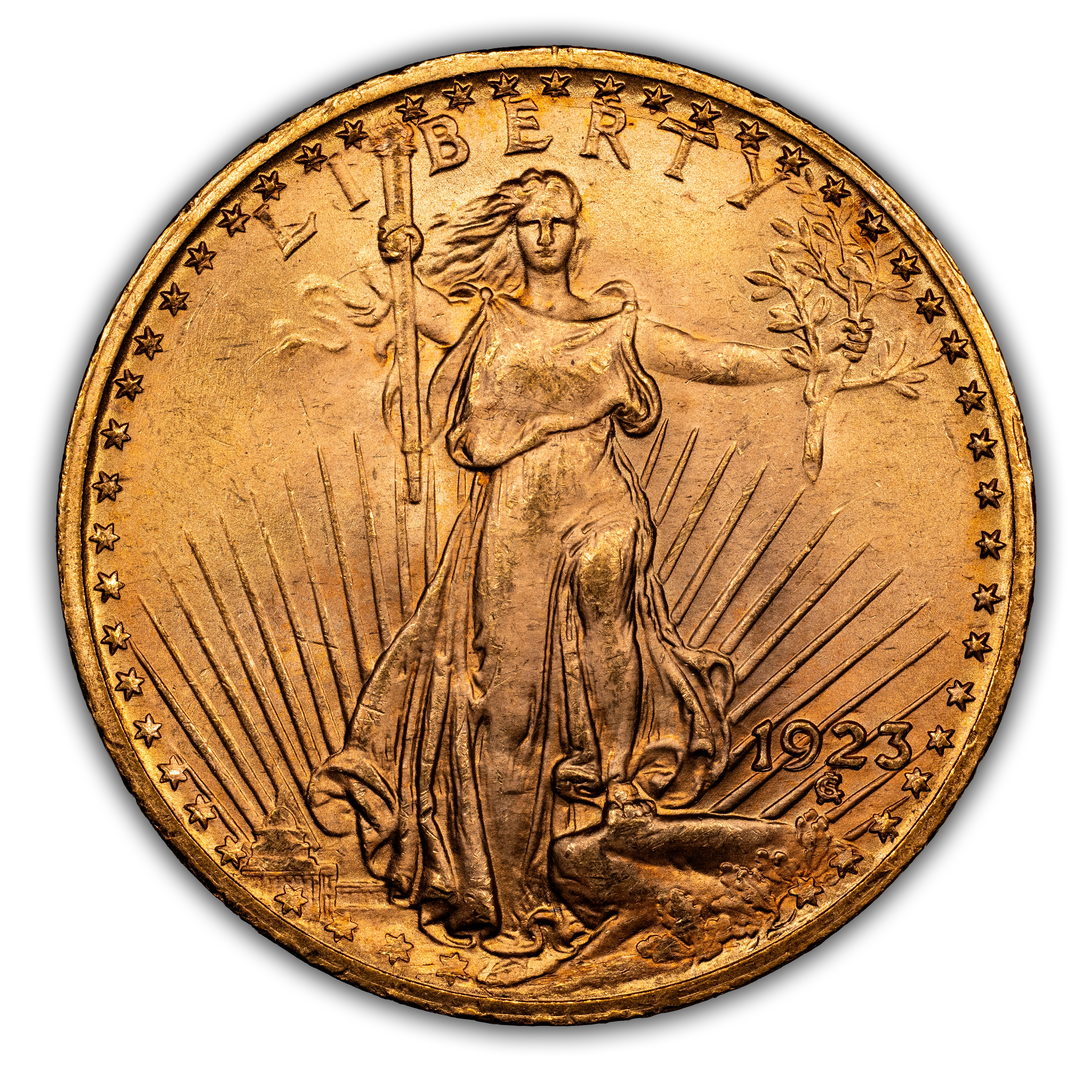 1923 $20 MS