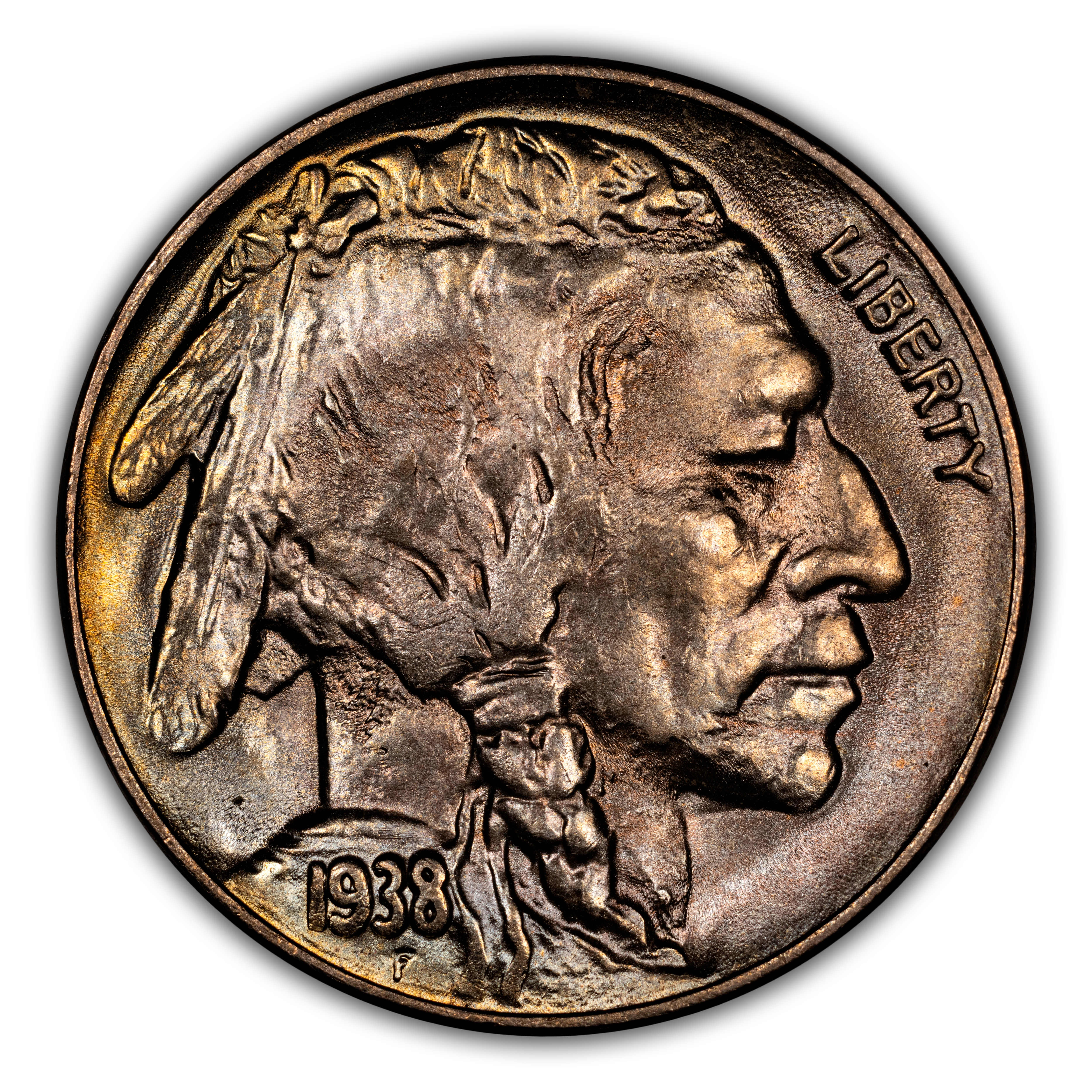 1938-D/S 5c Buffalo MS thumbnail 3