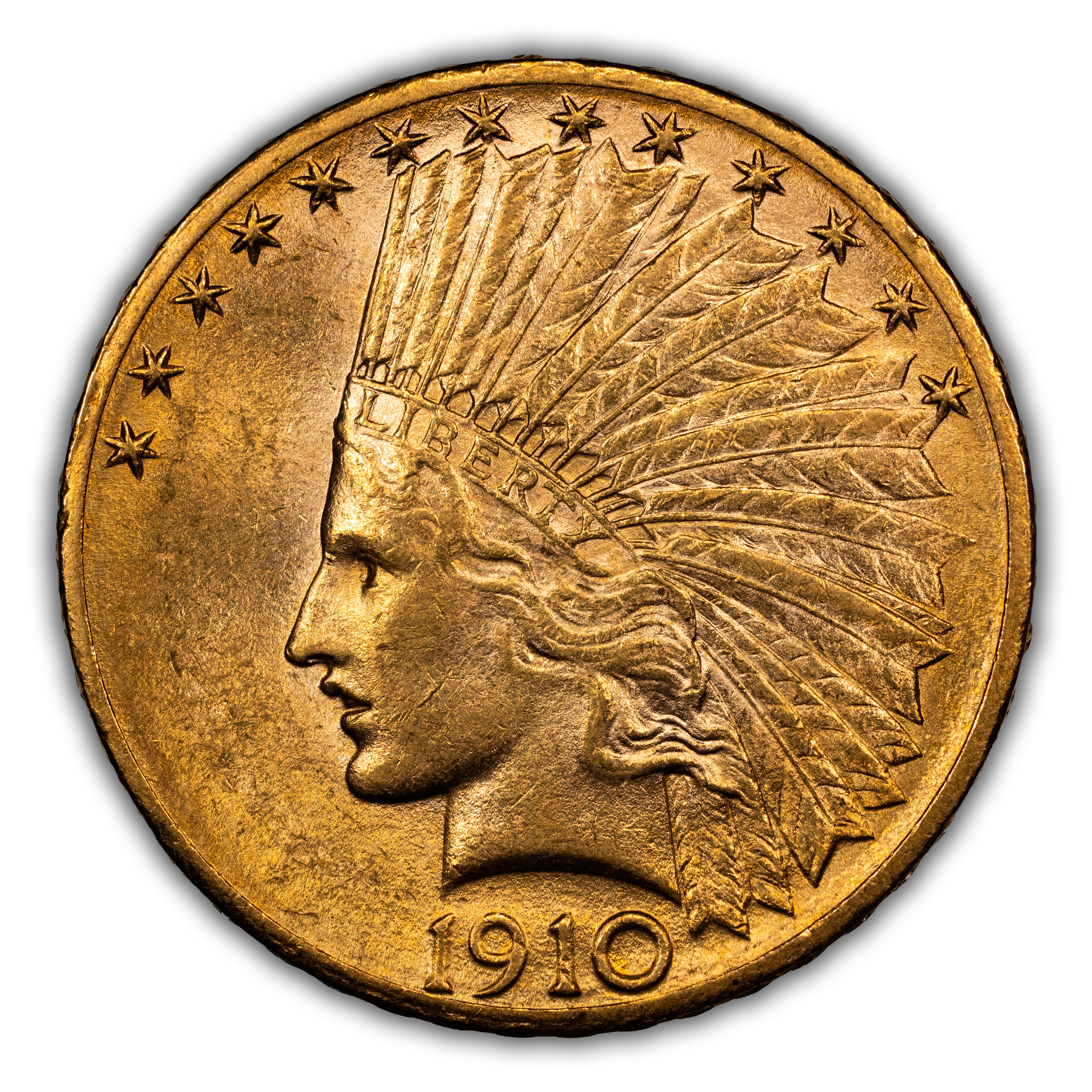 1910-D $10  MS thumbnail 4