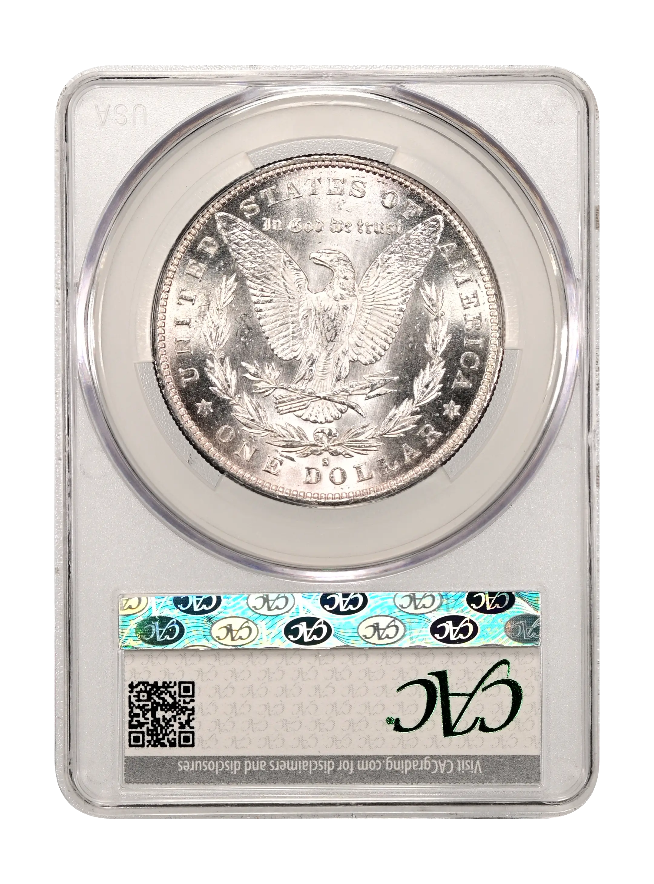 1880-S $1  8/7, Spikes, VAM-12.1 MS thumbnail 8