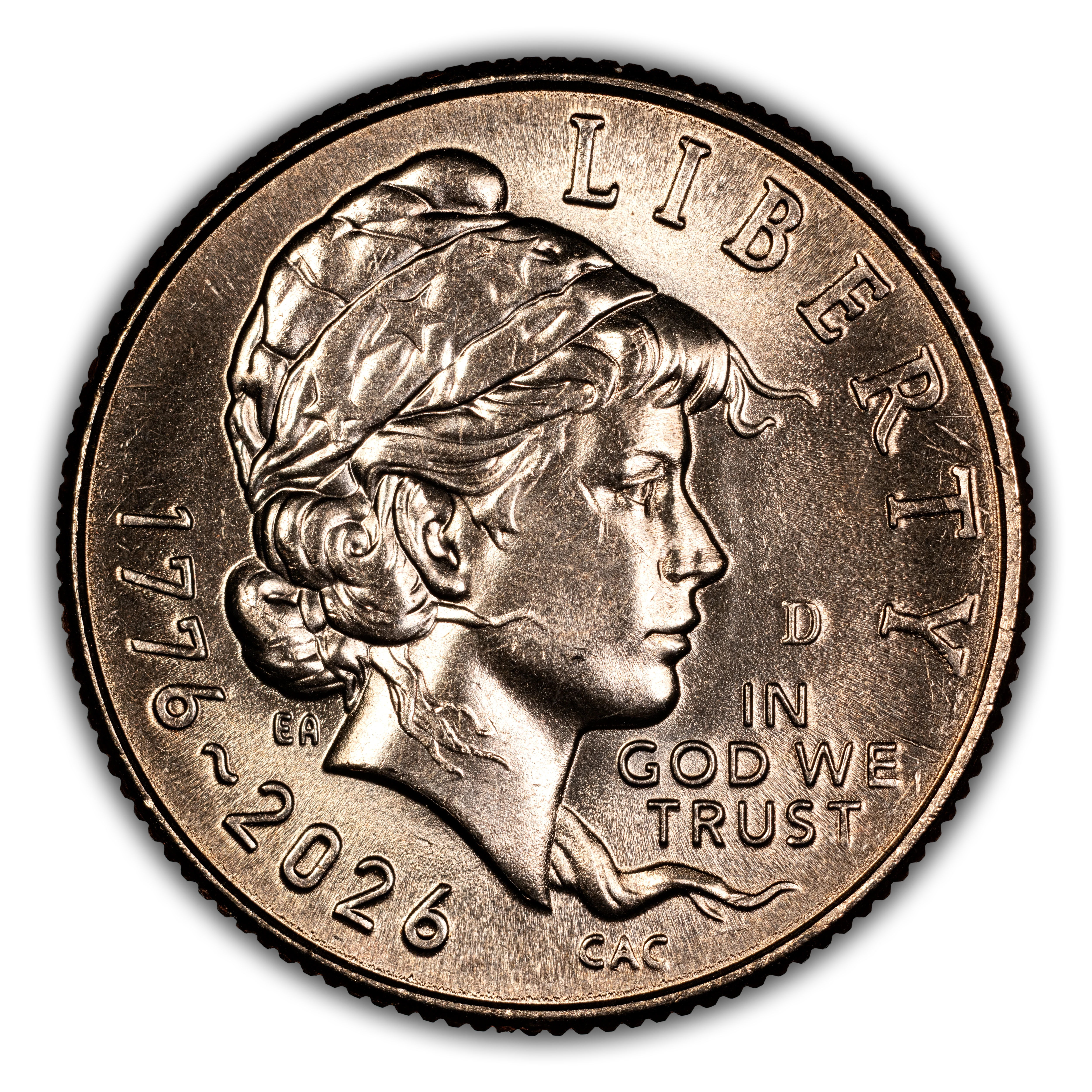 1776~2026-D 10c Emerging Liberty MS thumbnail 4