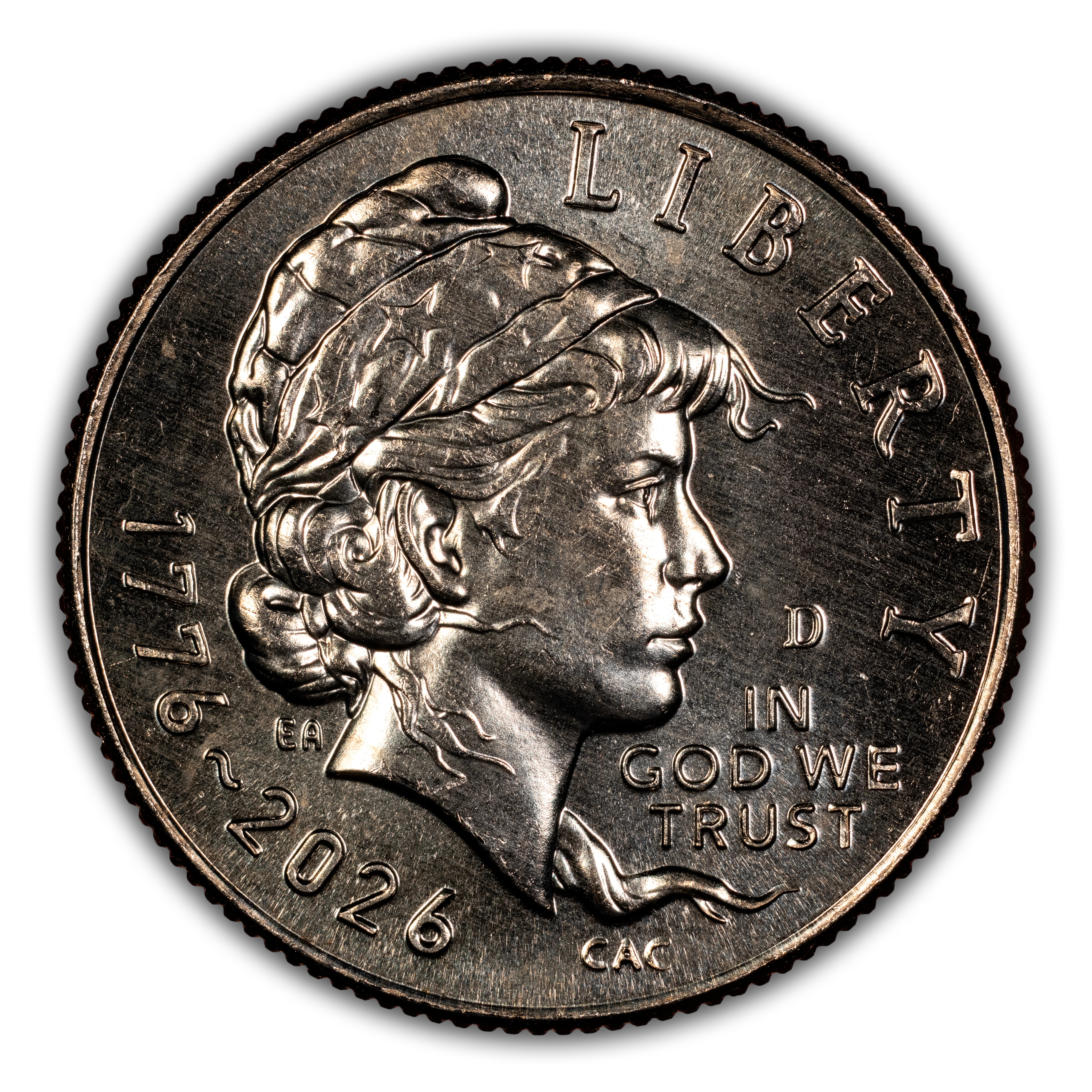 1776~2026-D 10c Emerging Liberty MS thumbnail 5