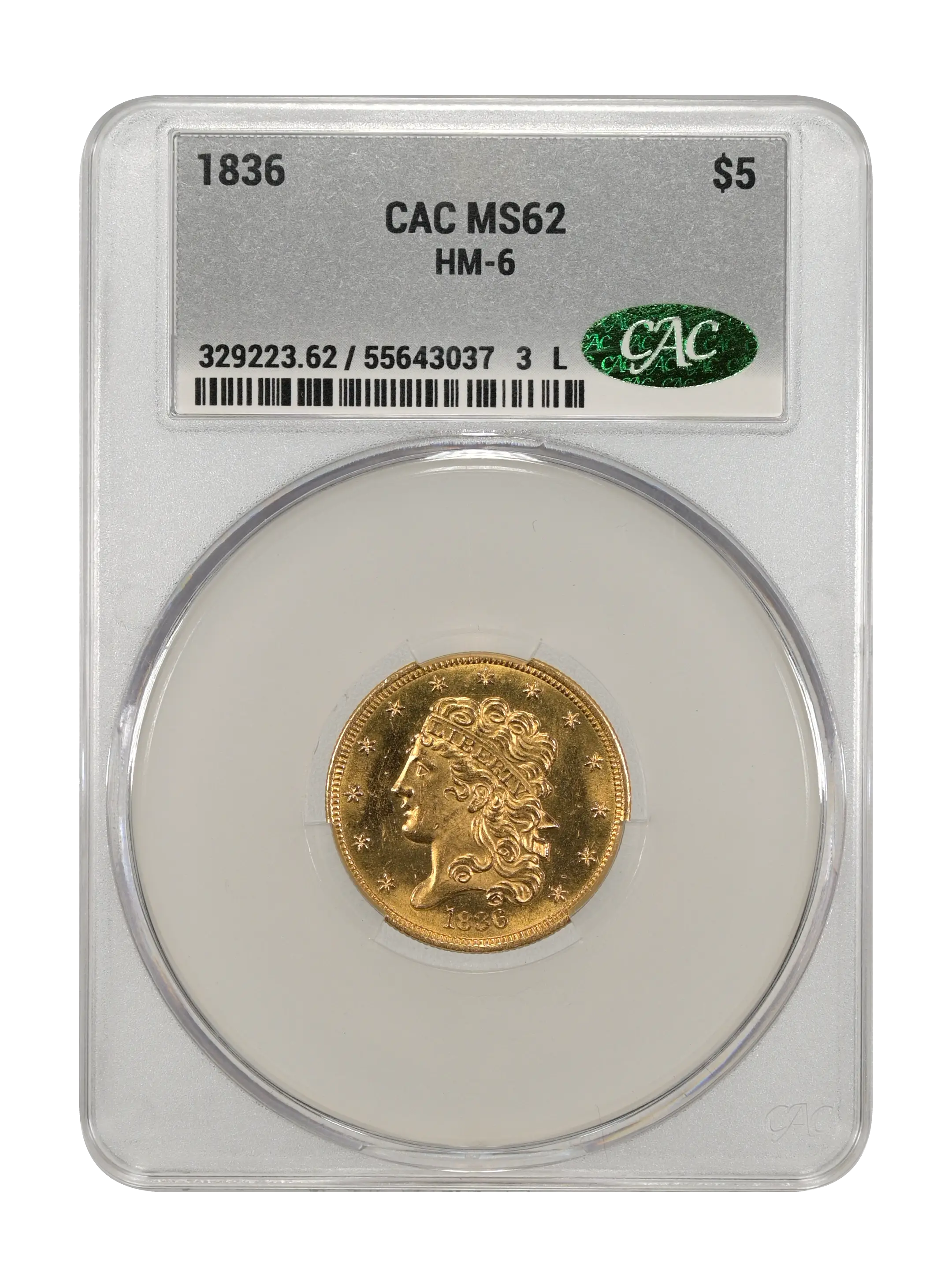 1836 $5  HM-6 MS thumbnail 13