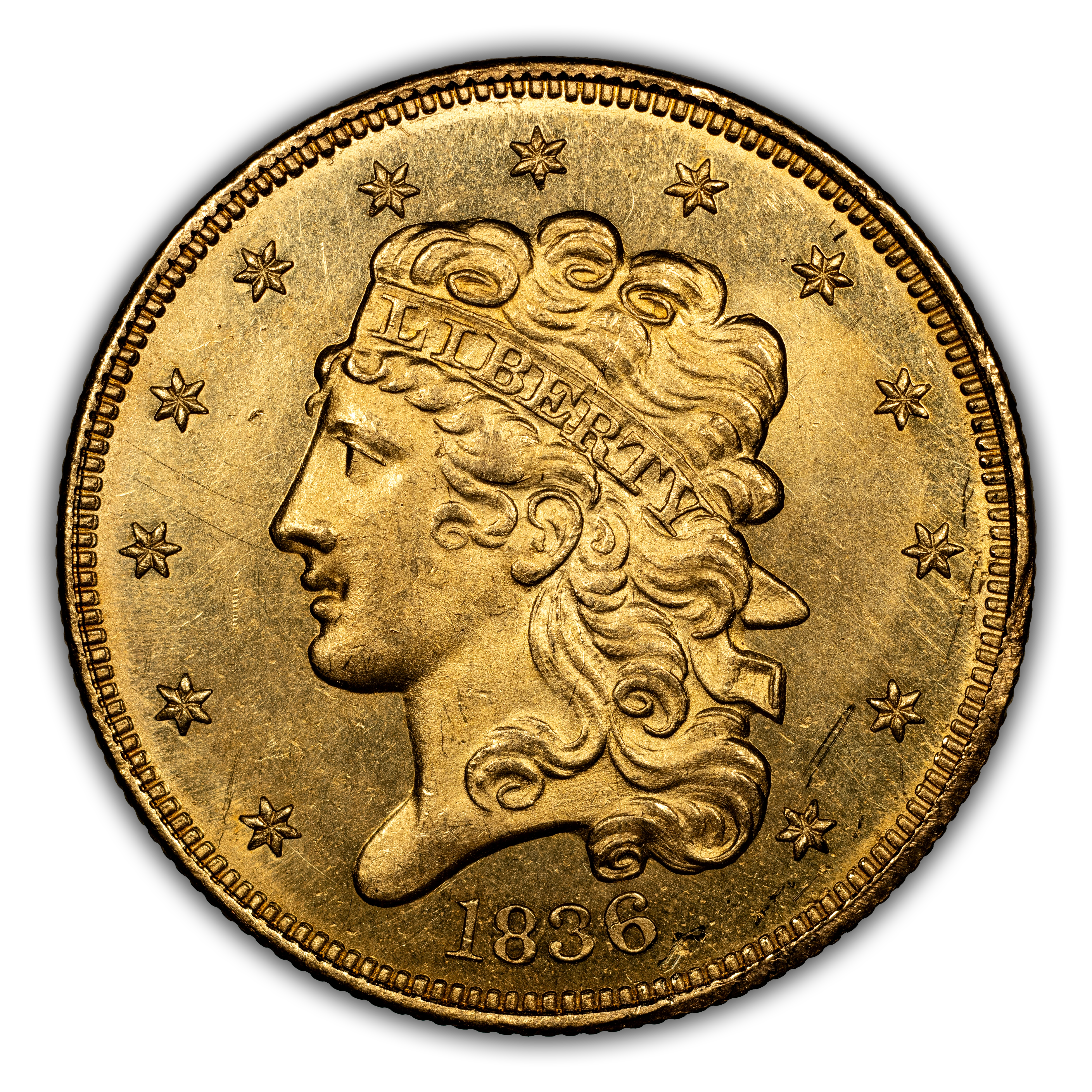 1836 $5 HM-2 MS