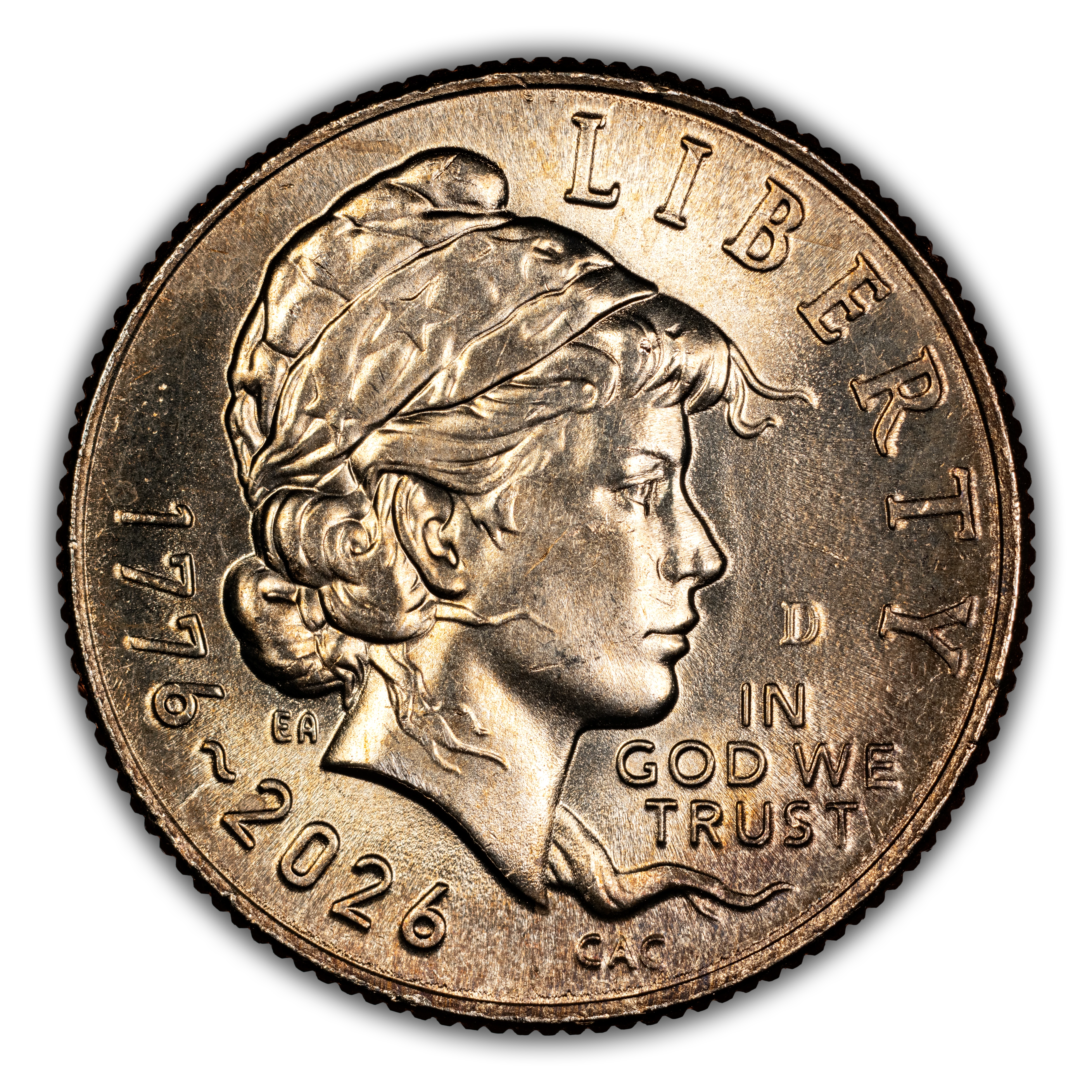 1776~2026-D 10c Emerging Liberty MS thumbnail 6