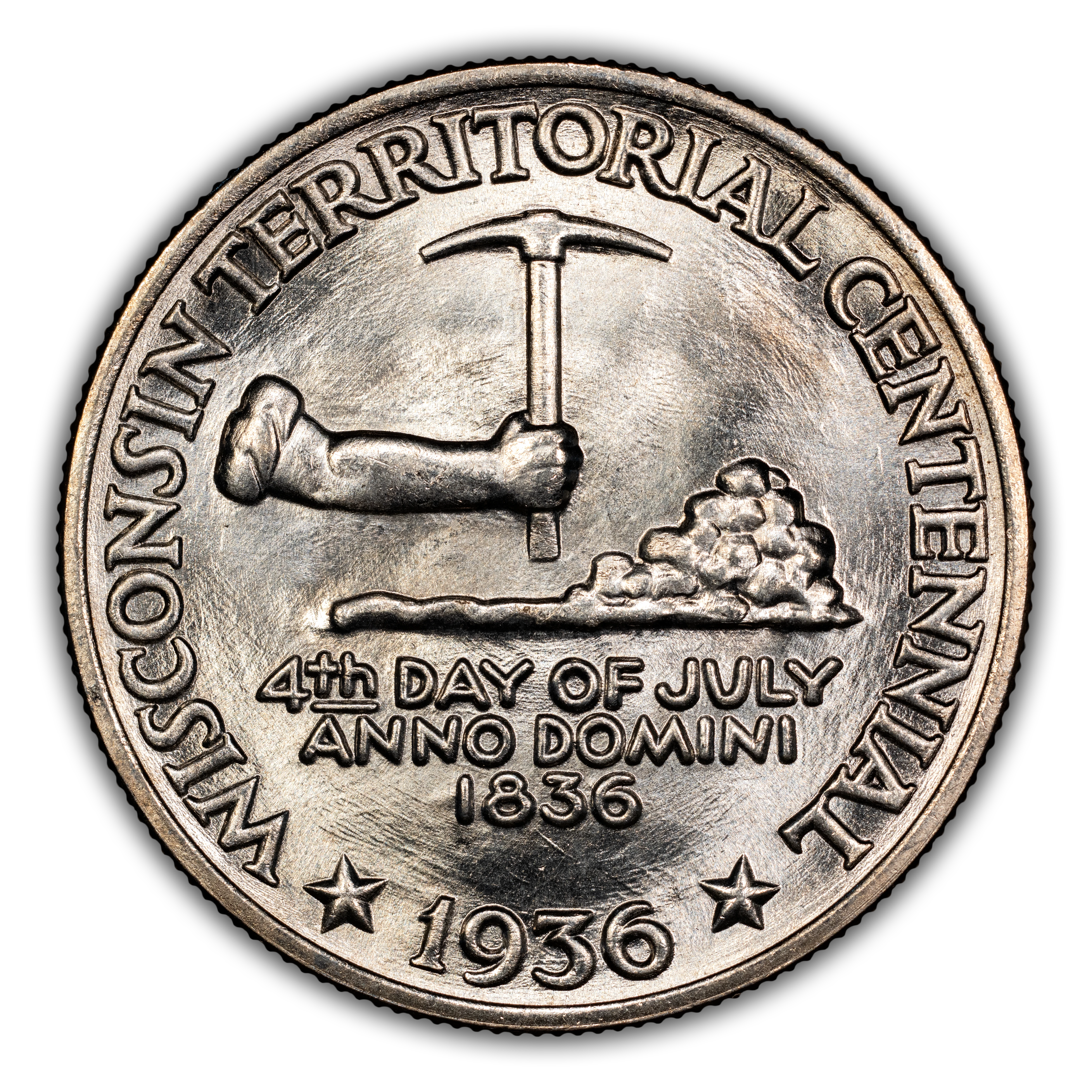 1936 50c Wisconsin MS thumbnail 3