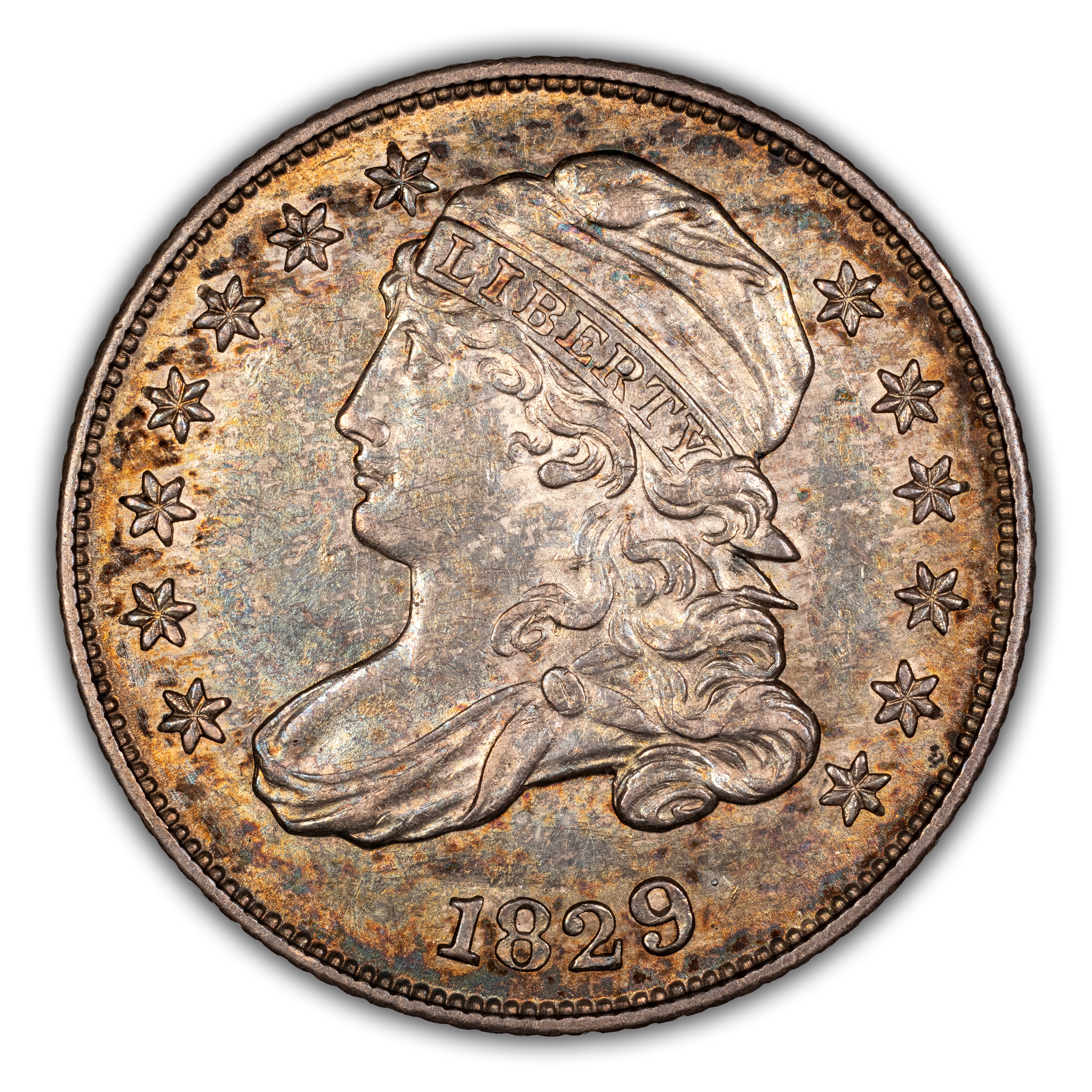 1829 10c Small 10C, JR-7 MS thumbnail 2