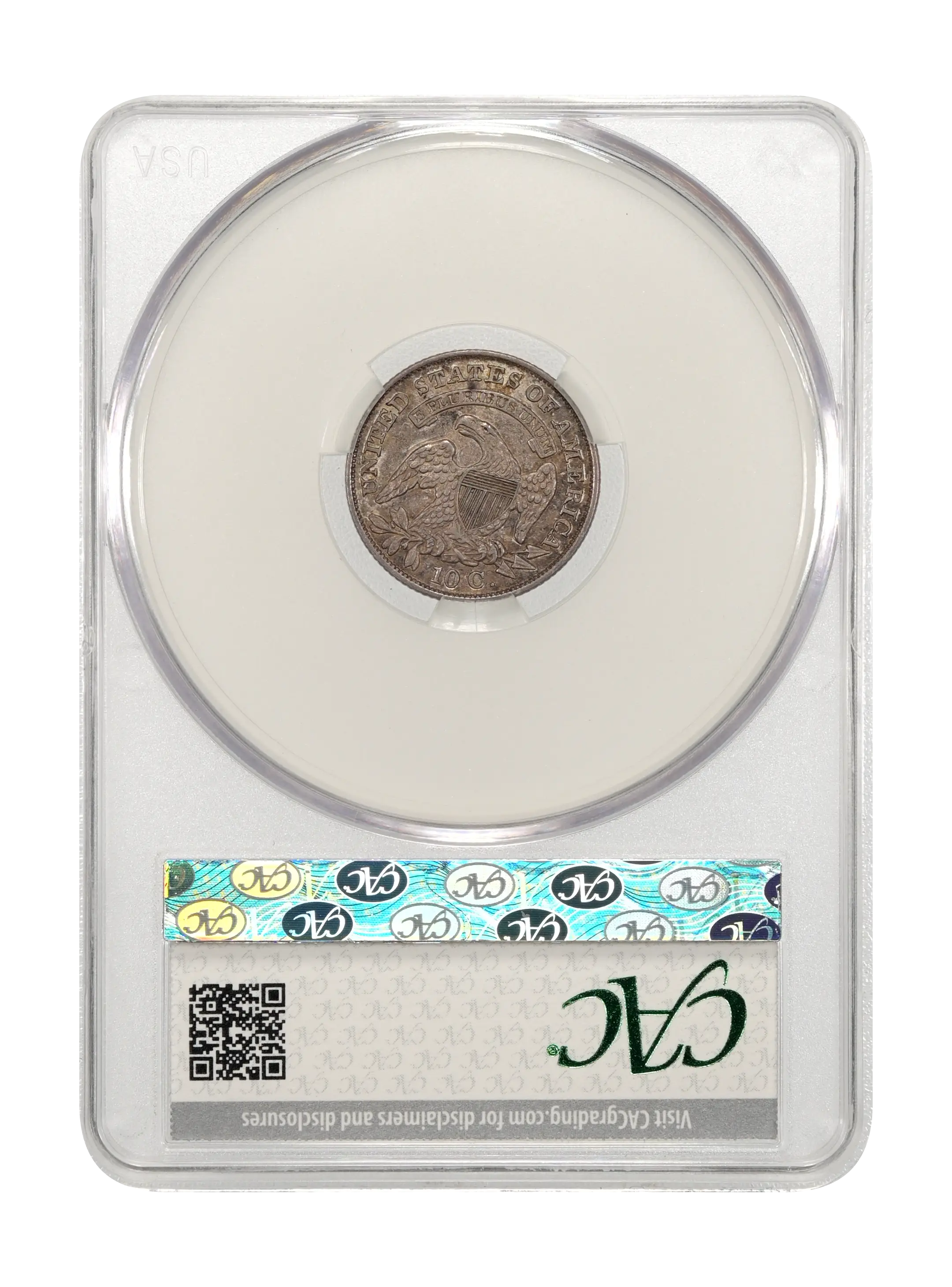 1830 10c Medium 10C, JR-8 MS thumbnail 10