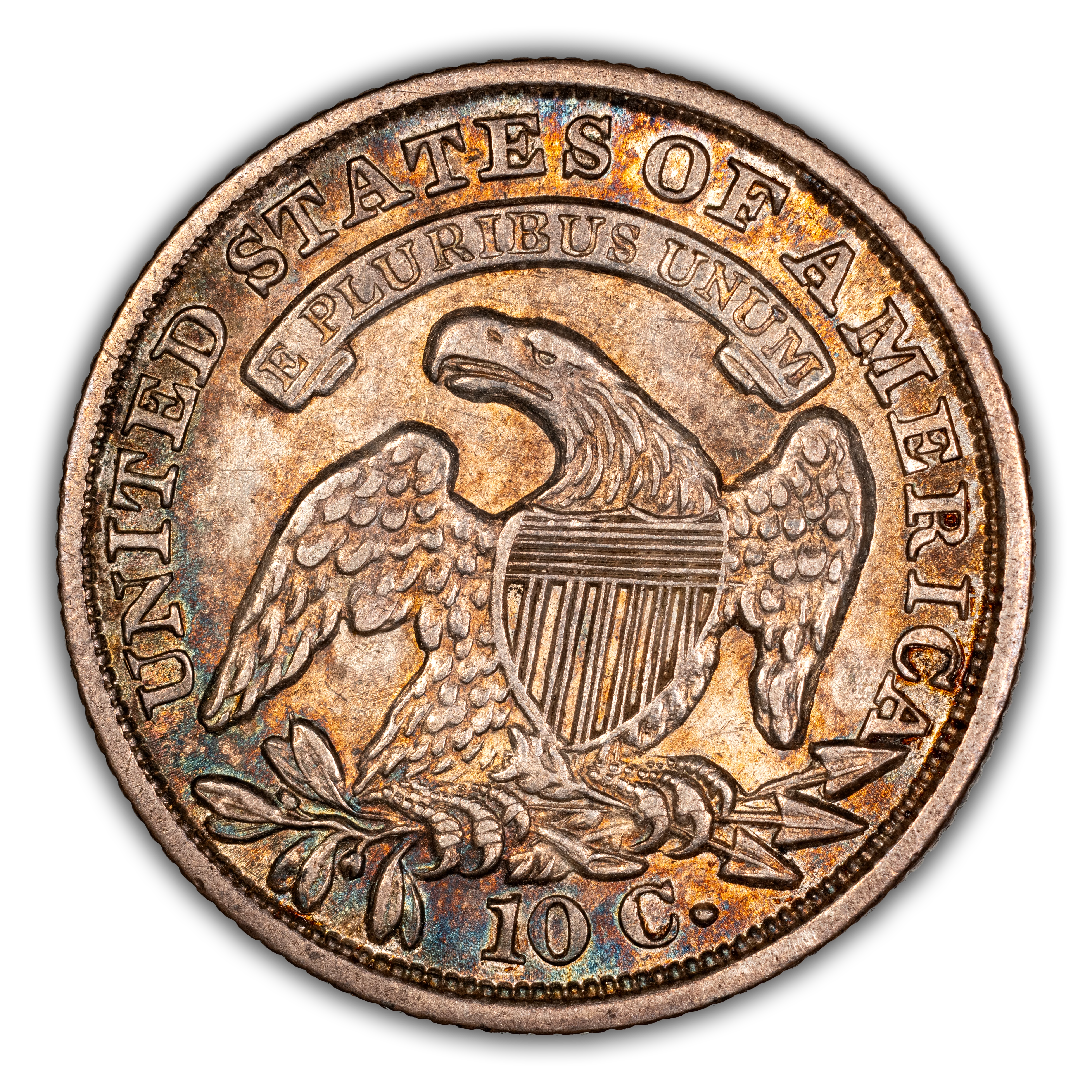 1834 10c Large 4, JR-1 MS thumbnail 7