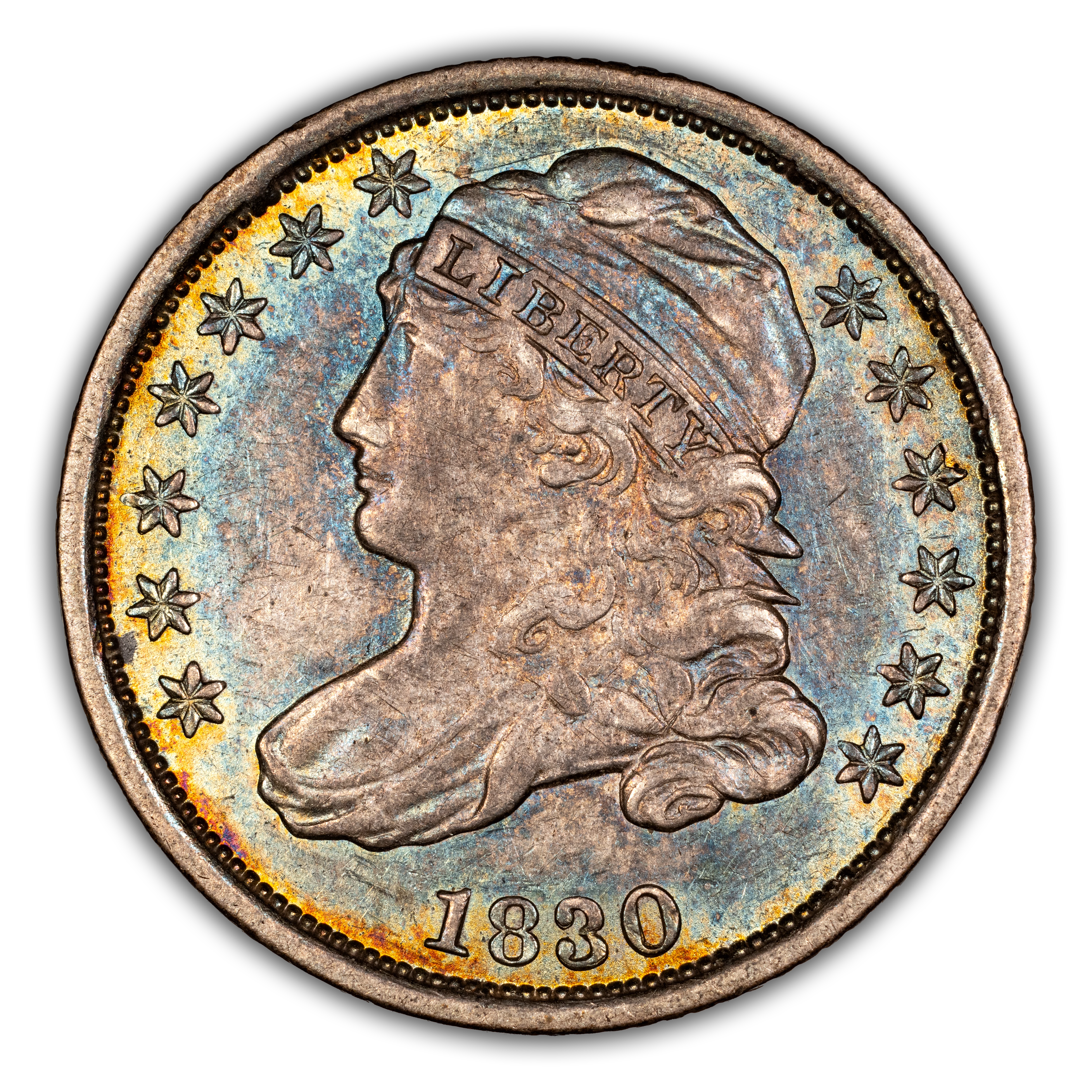 1830 10c Small 10C, JR-2 MS