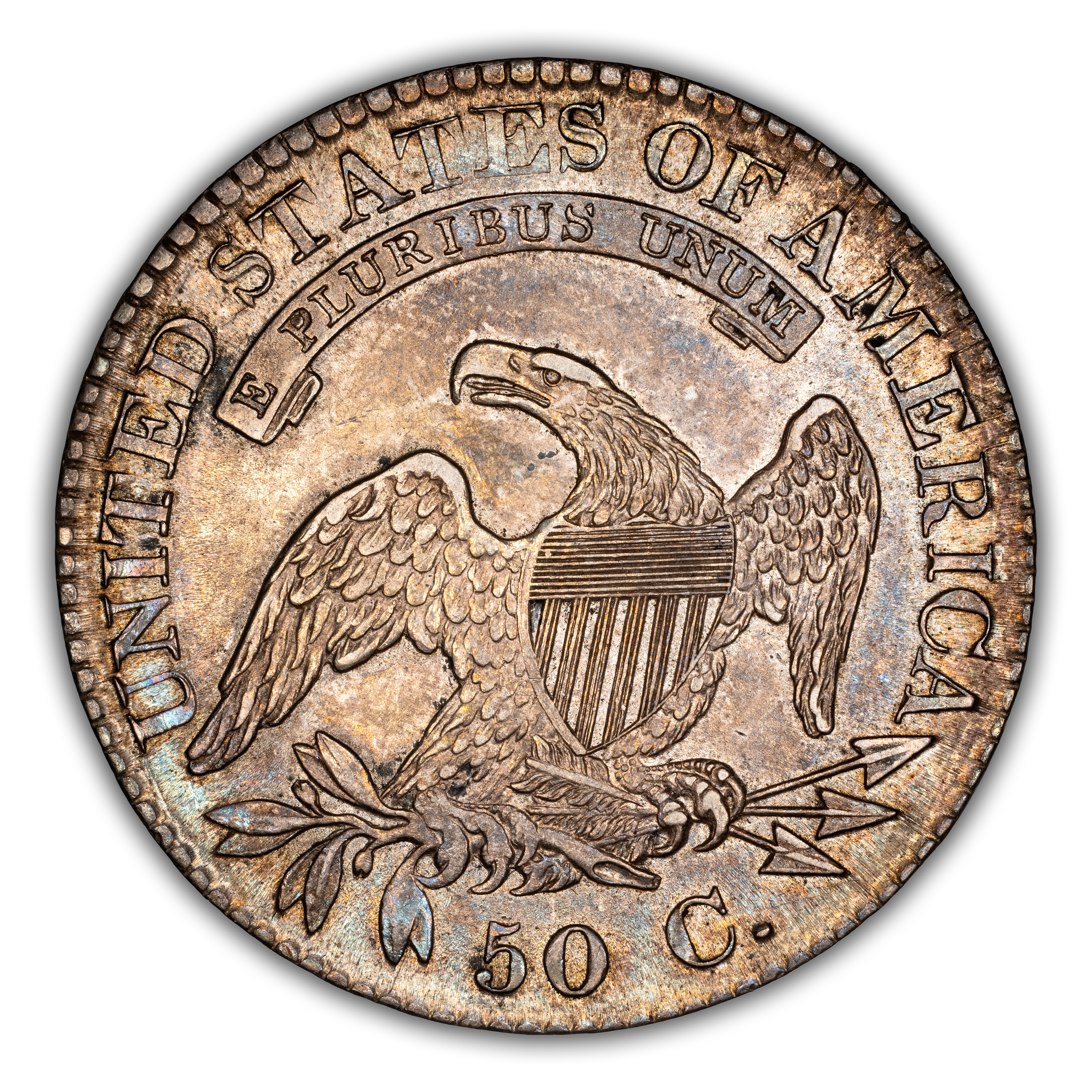 1824/1 50c Overdate, O-101a MS thumbnail 8