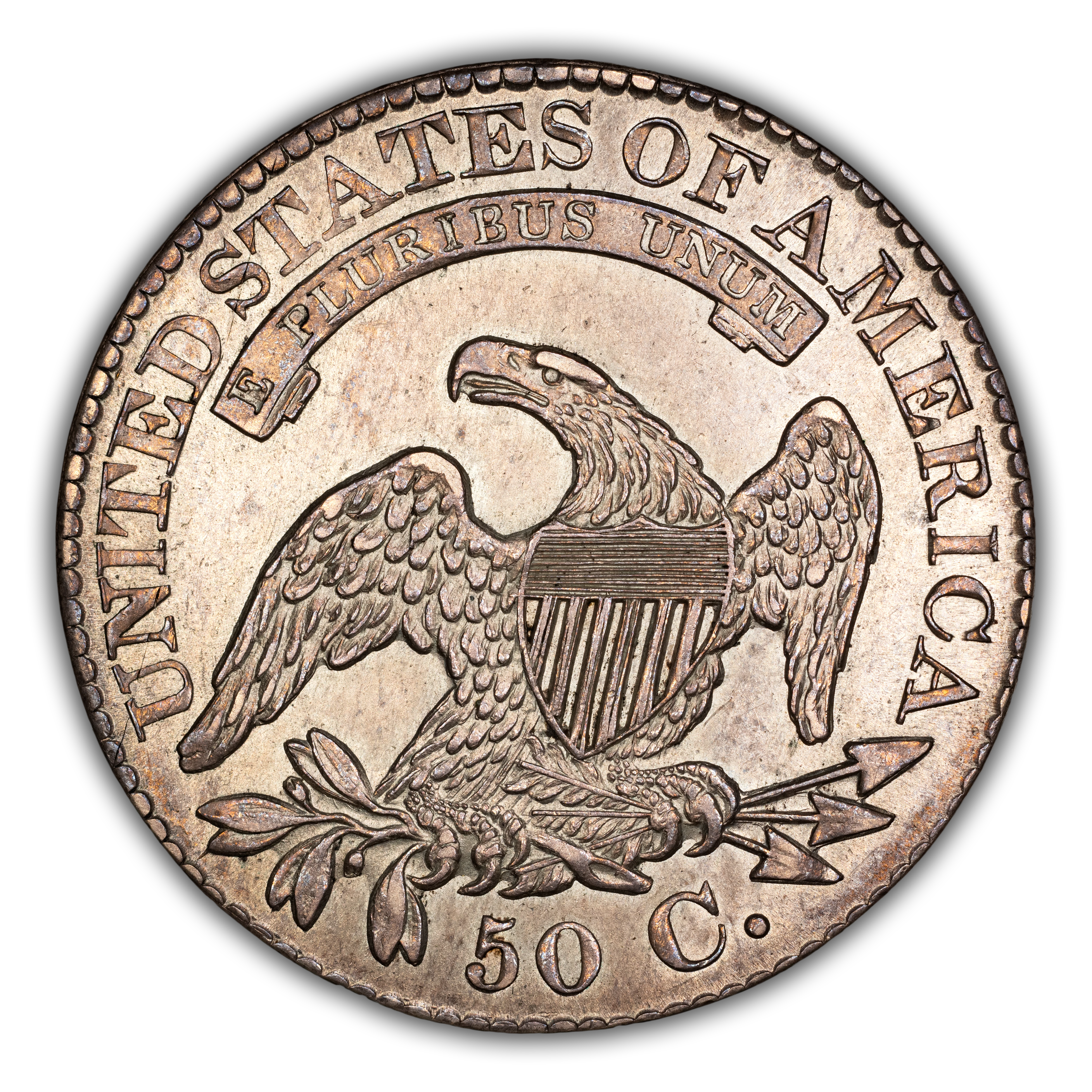 1828 50c Square Base 2, Large 8s MS thumbnail 13