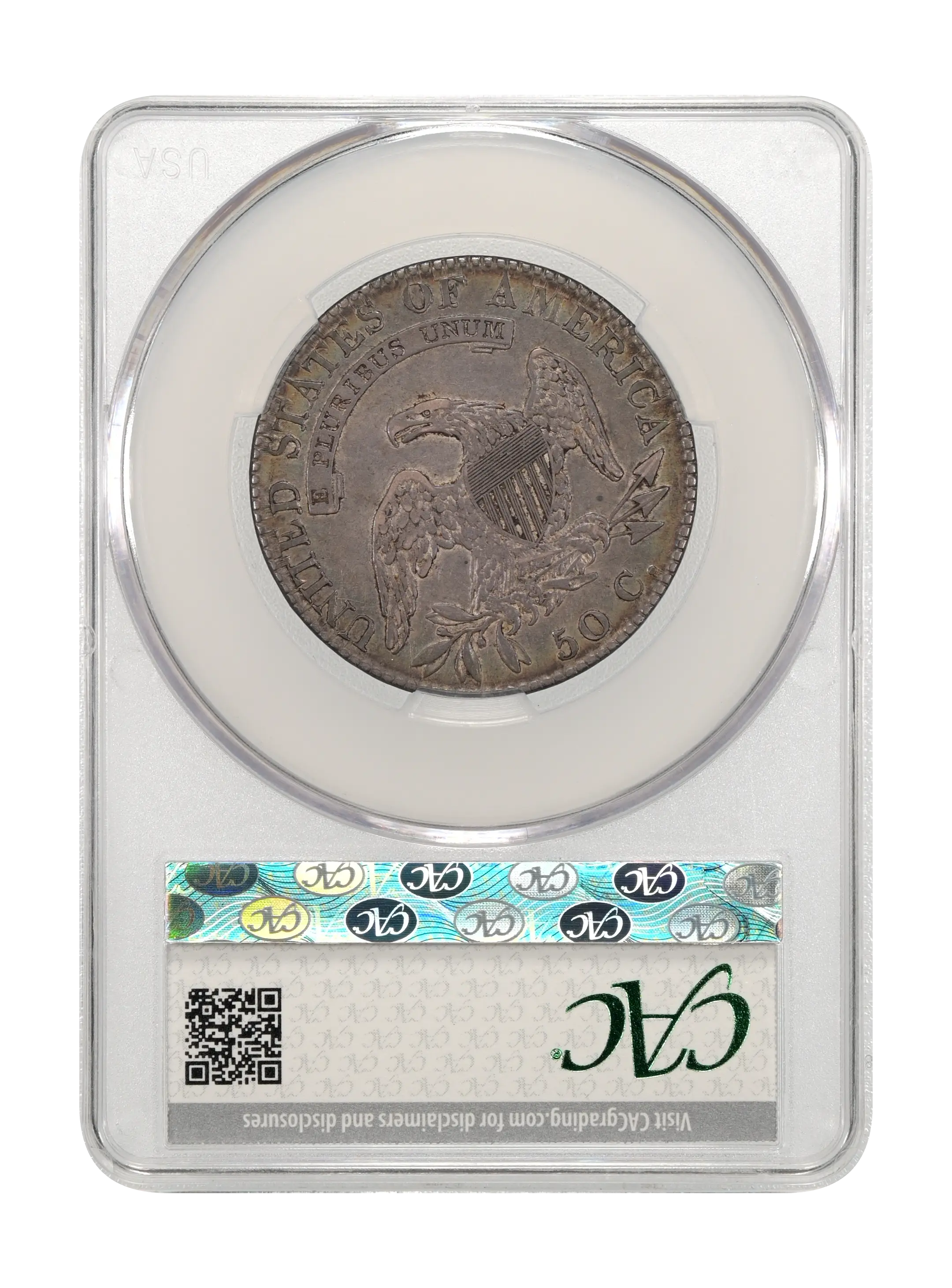 1820 50c Curl Base 2, Small Date, O-103a MS thumbnail 8