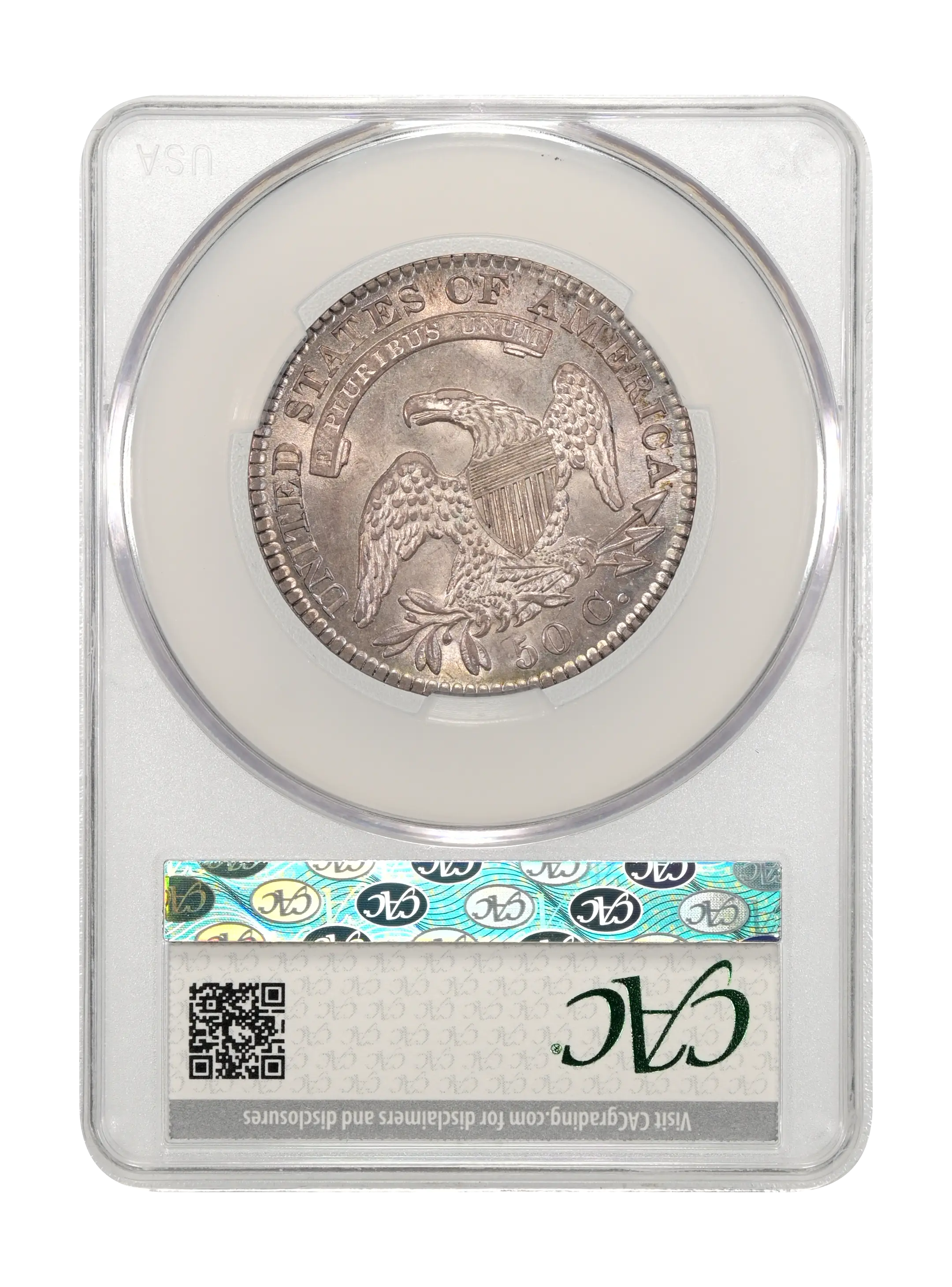 1828 50c Square Base 2, Small 8s, Small Letters, O-119 MS thumbnail 12