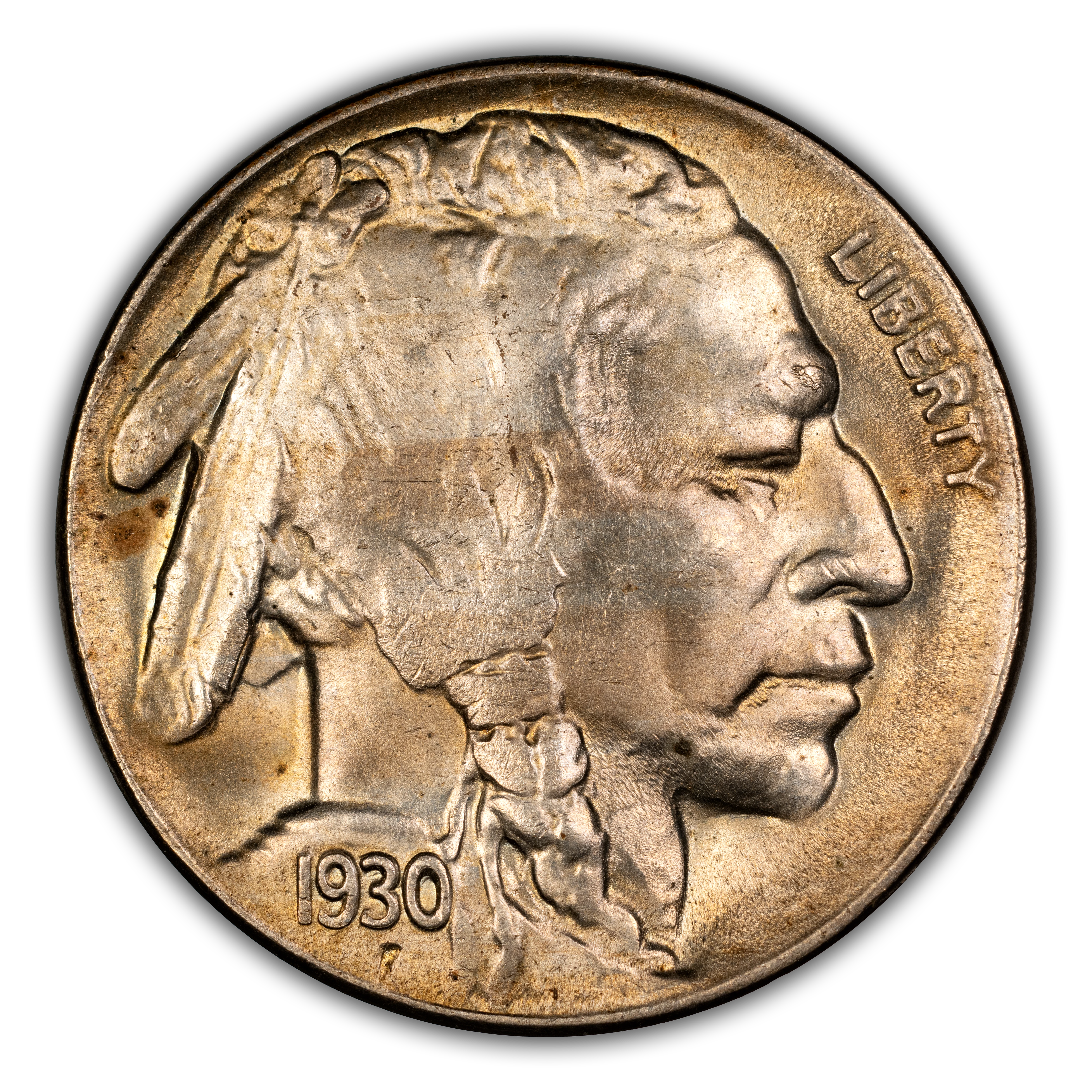 1930 5c Doubled Die Obverse, FS-101 MS