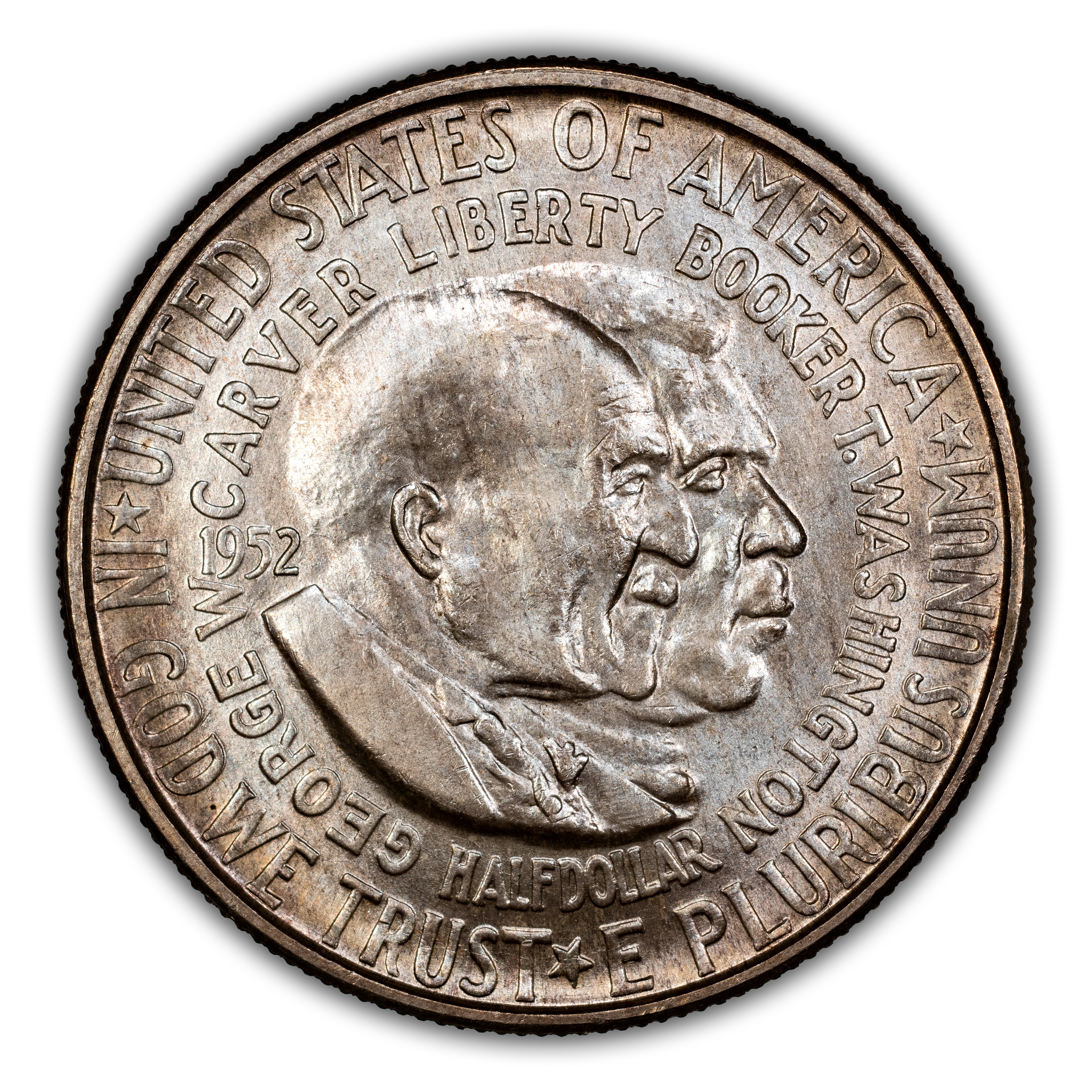 1952-D 50c Washington-Carver MS thumbnail 3