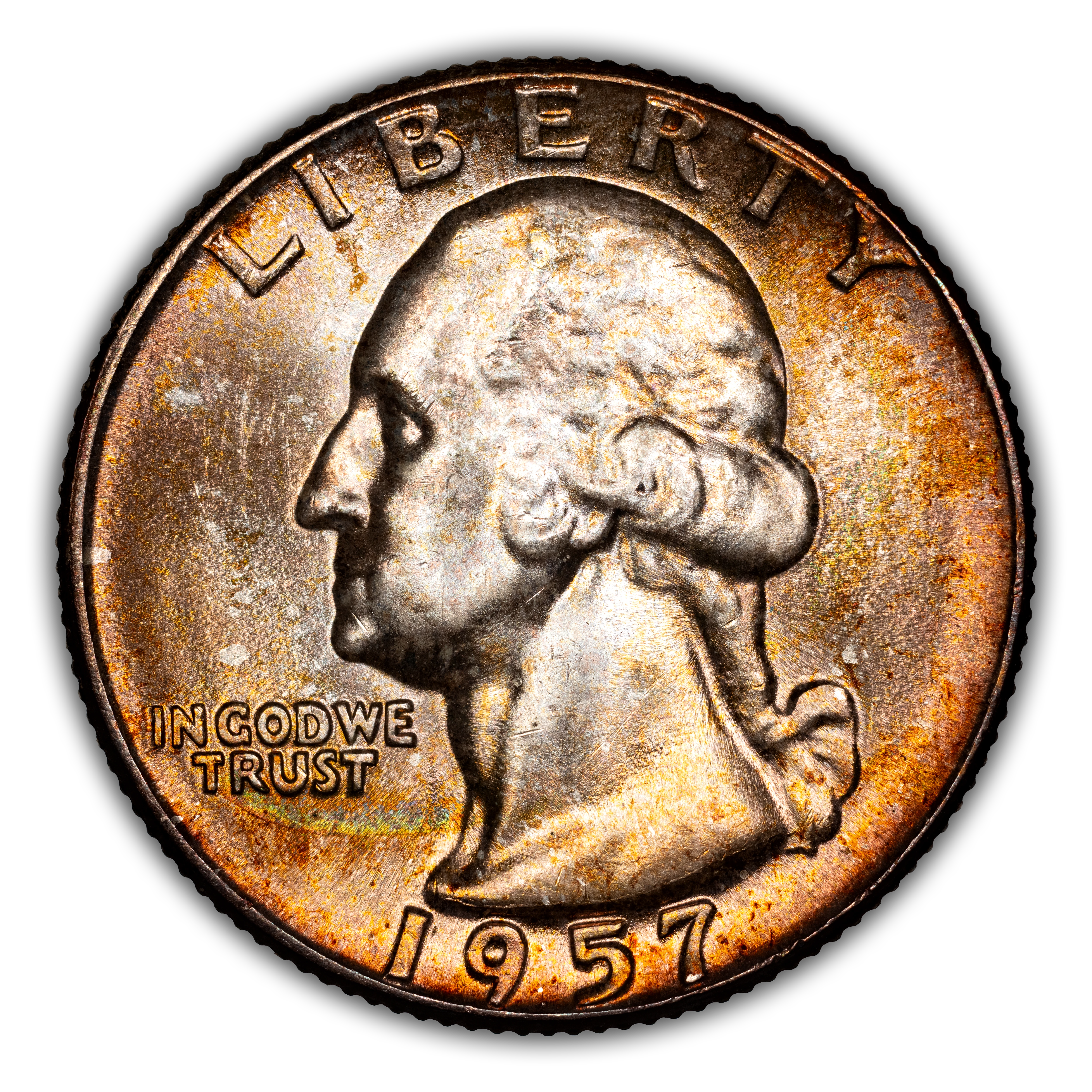 1957 25c Type B Reverse, FS-901 MS
