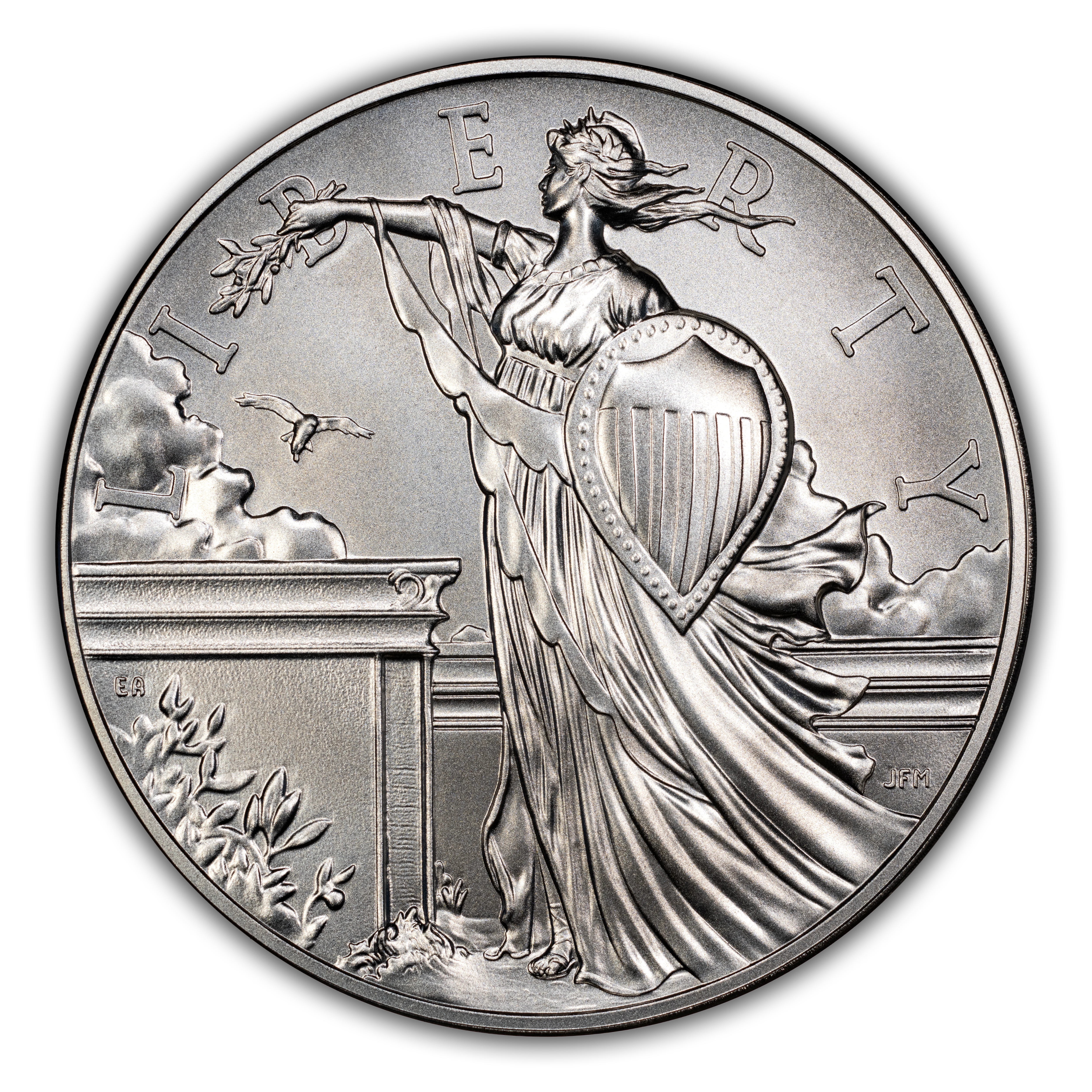 (2026) Medal 1oz Silver, Standing Liberty MS thumbnail 2