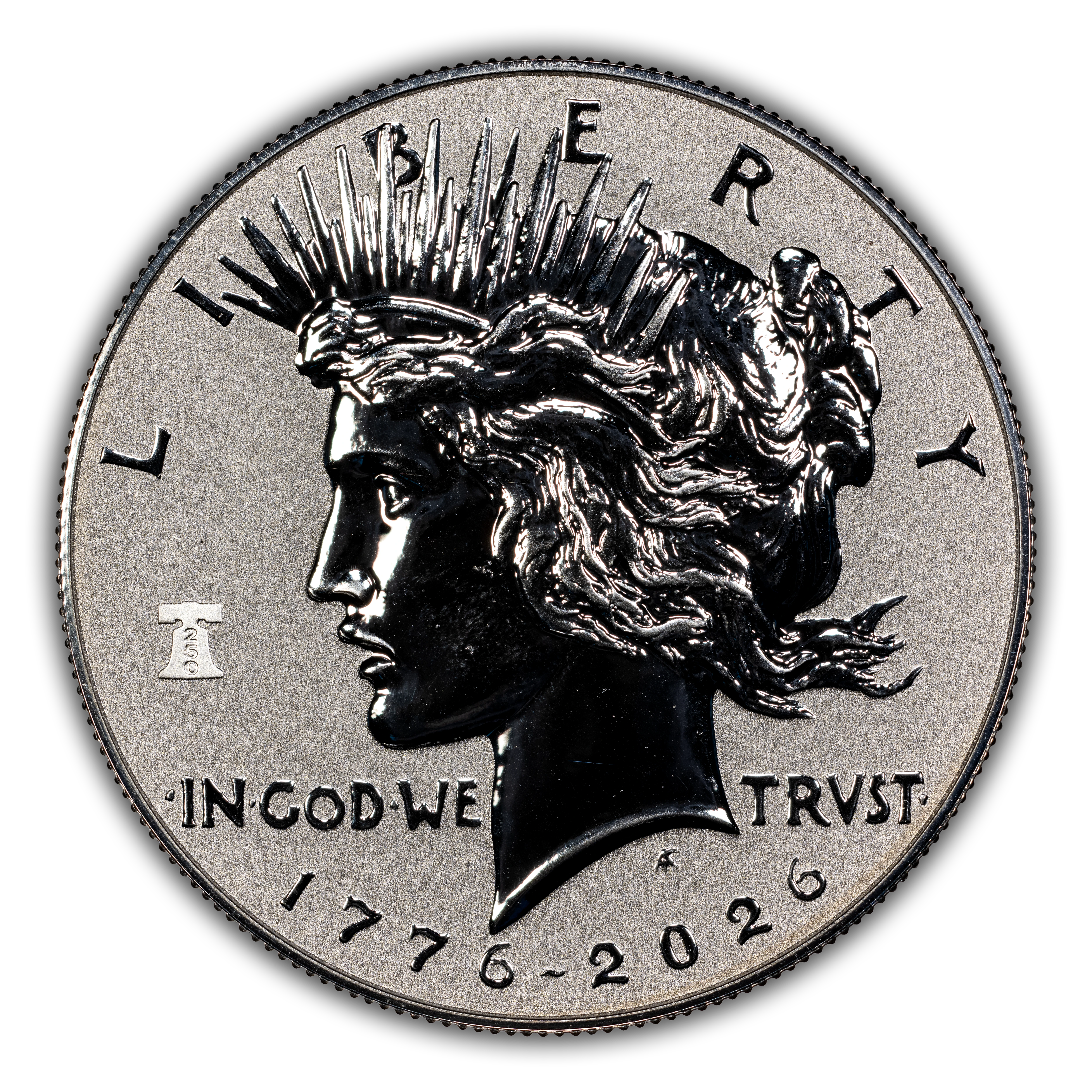 1776~2026-P S$1  Peace, Liberty Bell Privy, Reverse Proof PR thumbnail 3