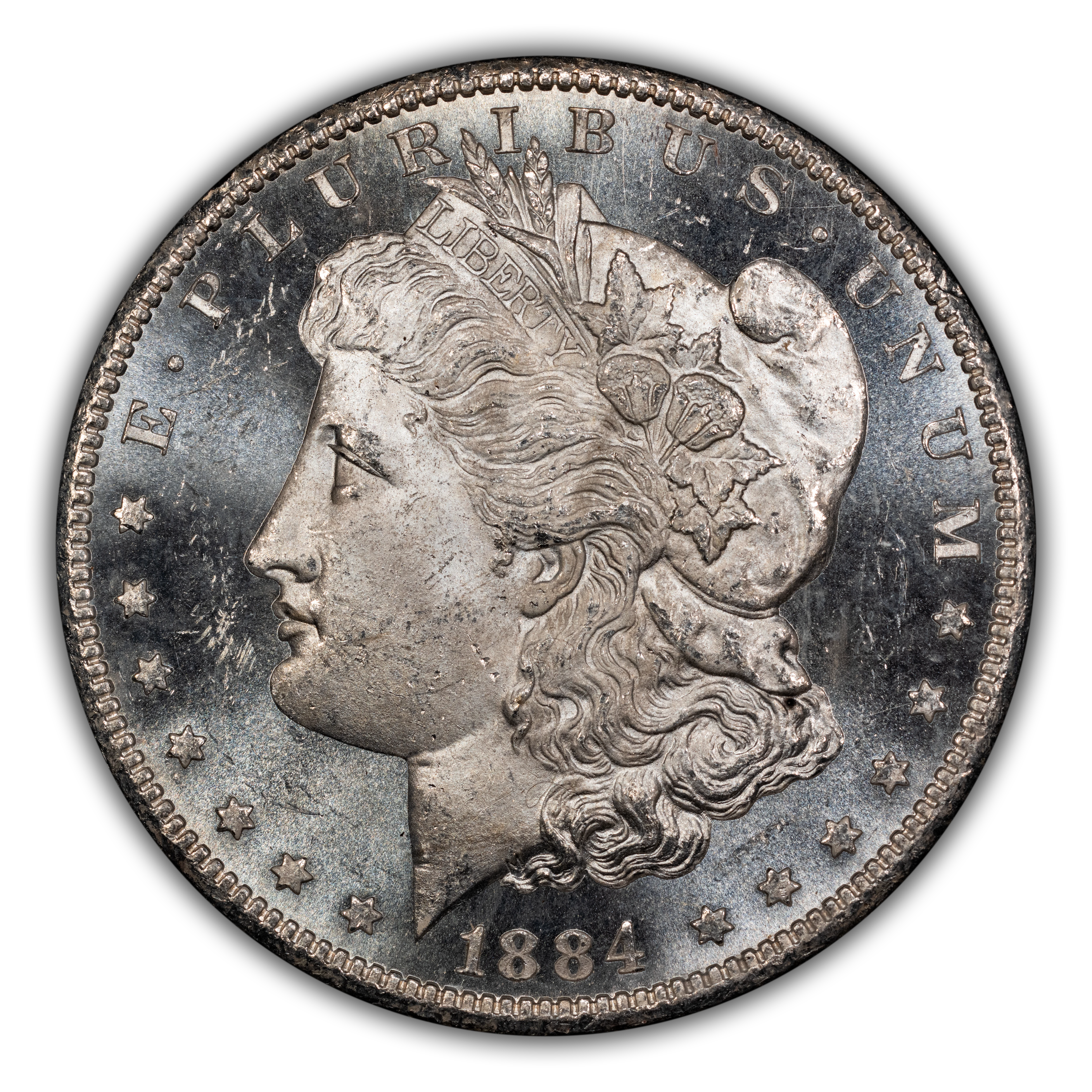 1884-CC $1  GSA Hoard, Doubled 18 Top, VAM-2 MS PL thumbnail 4