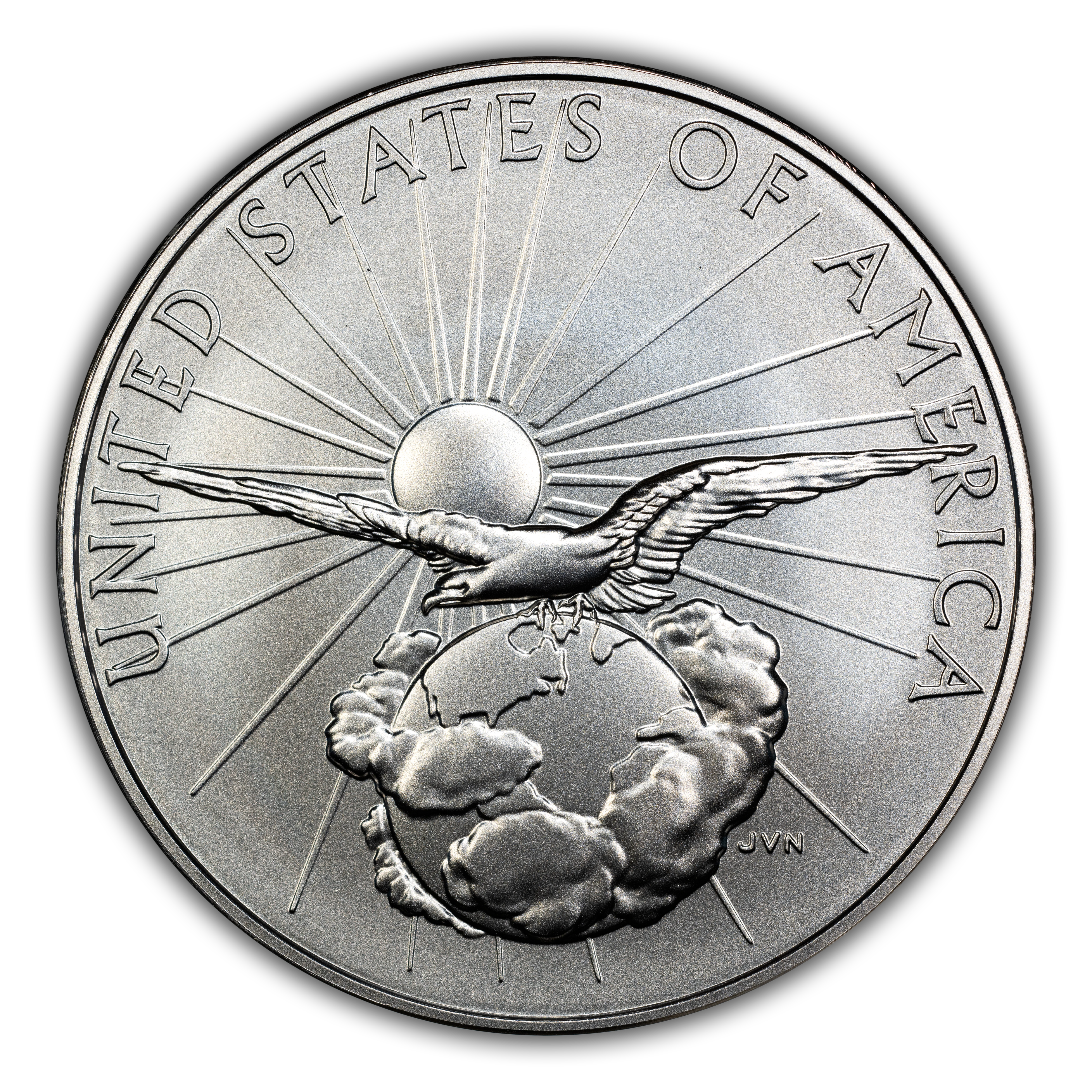 2026 Medal 1oz Silver, Bust Dollar MS thumbnail 7