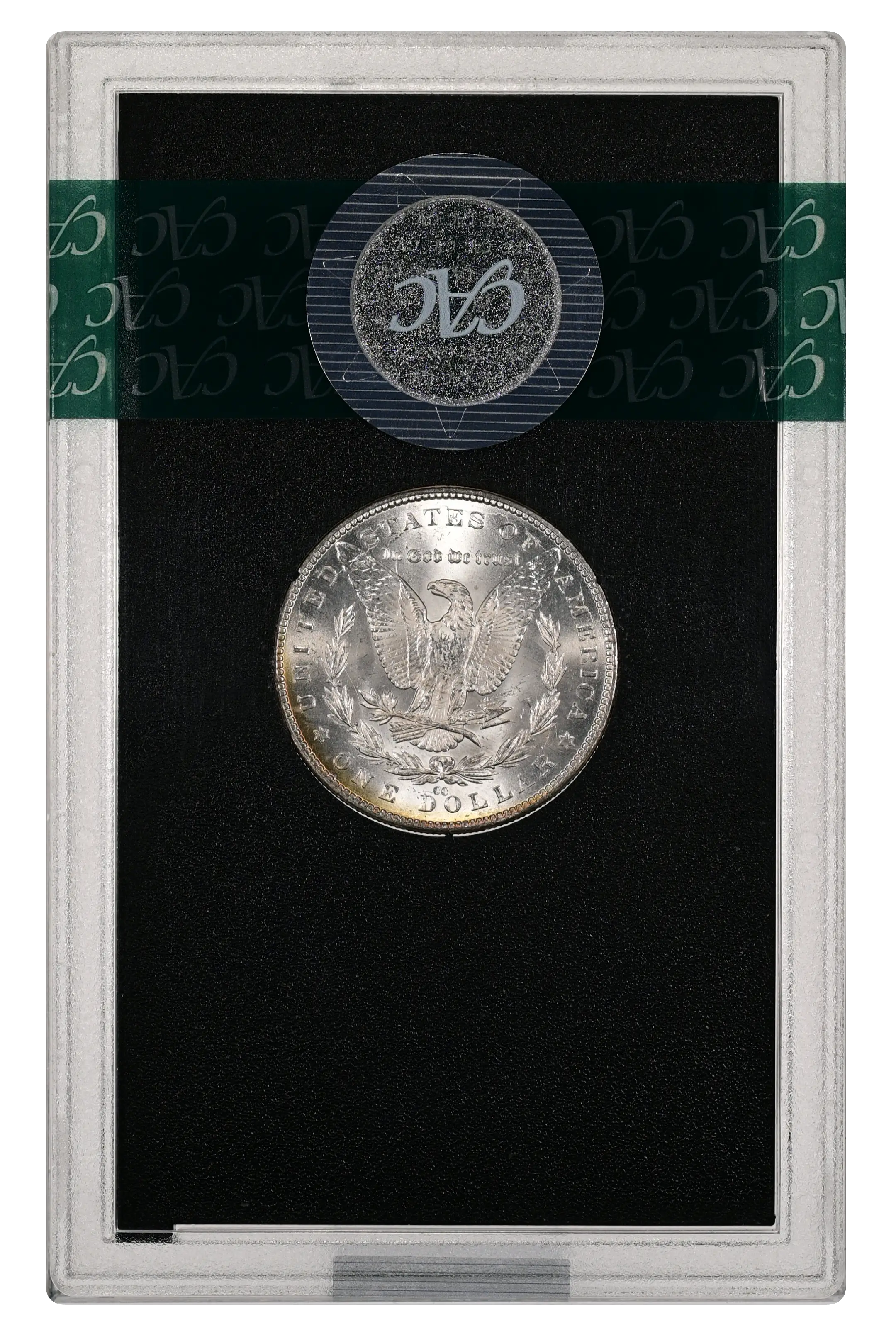 1882-CC $1  GSA Hoard, Die Break Cap, VAM-3C MS thumbnail 4