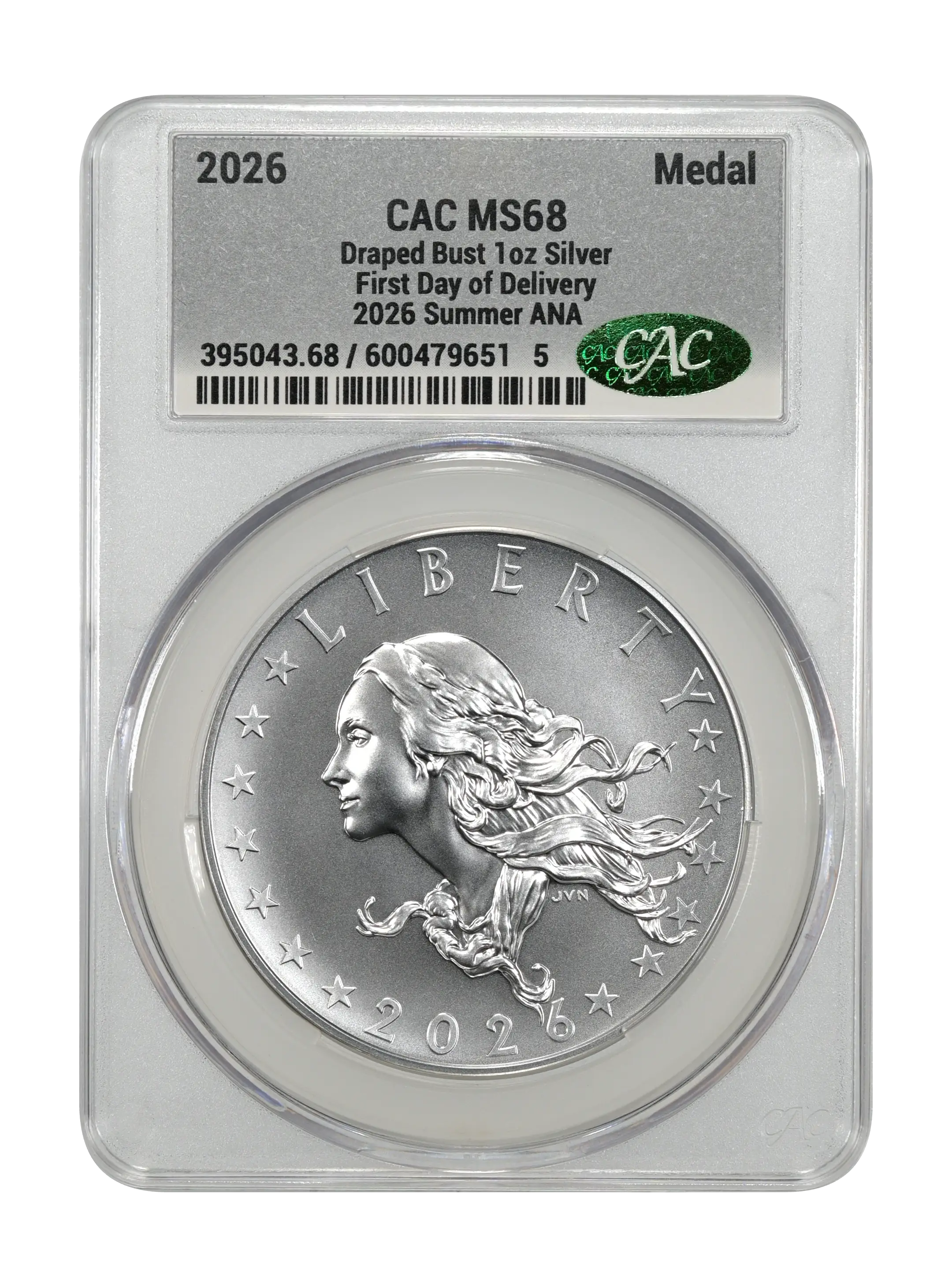 2026 Medal 1oz Silver, Bust Dollar MS thumbnail 18