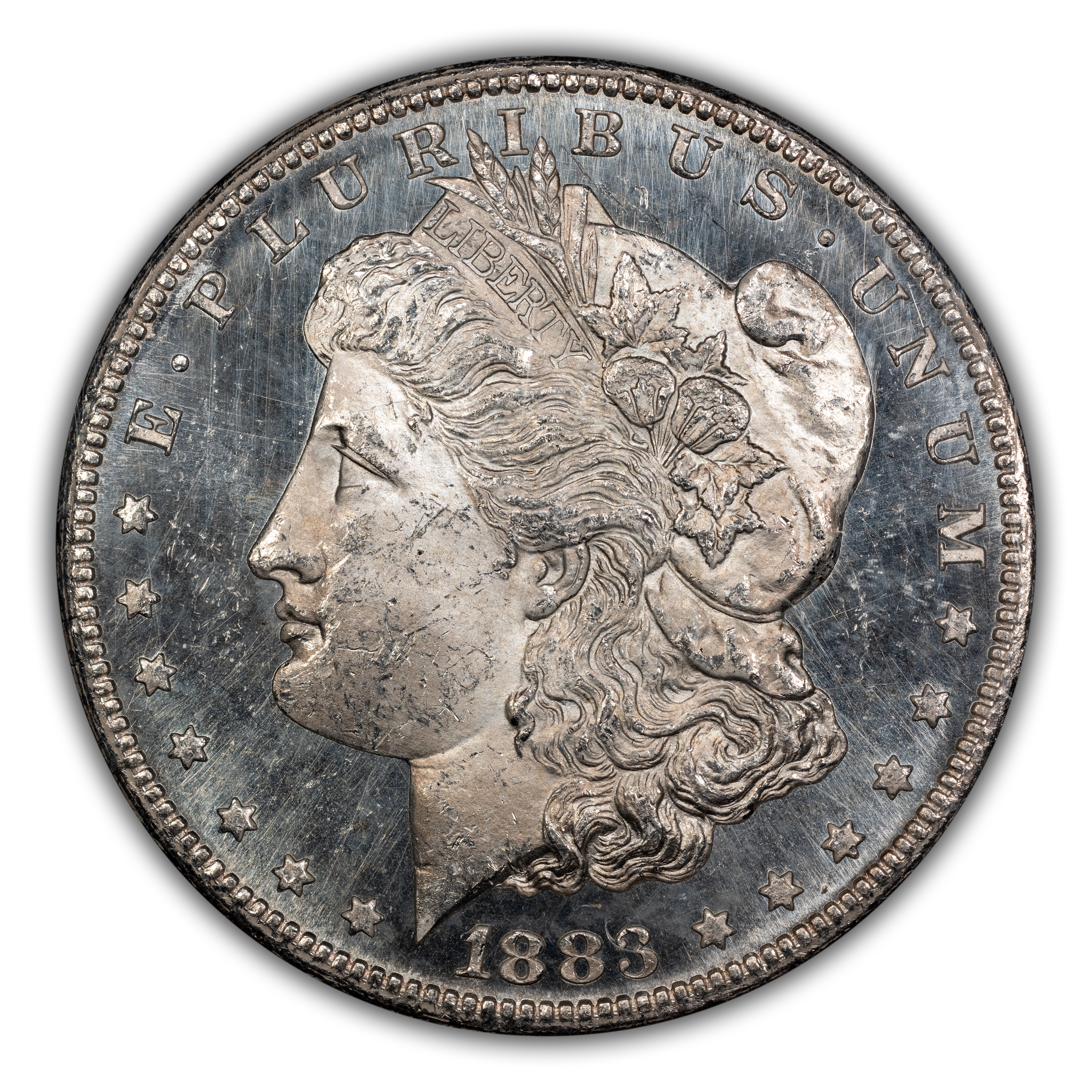 Image for 1883-CC $1  GSA Hoard, Doubled Date, CC/CC, VAM-5B MS PL